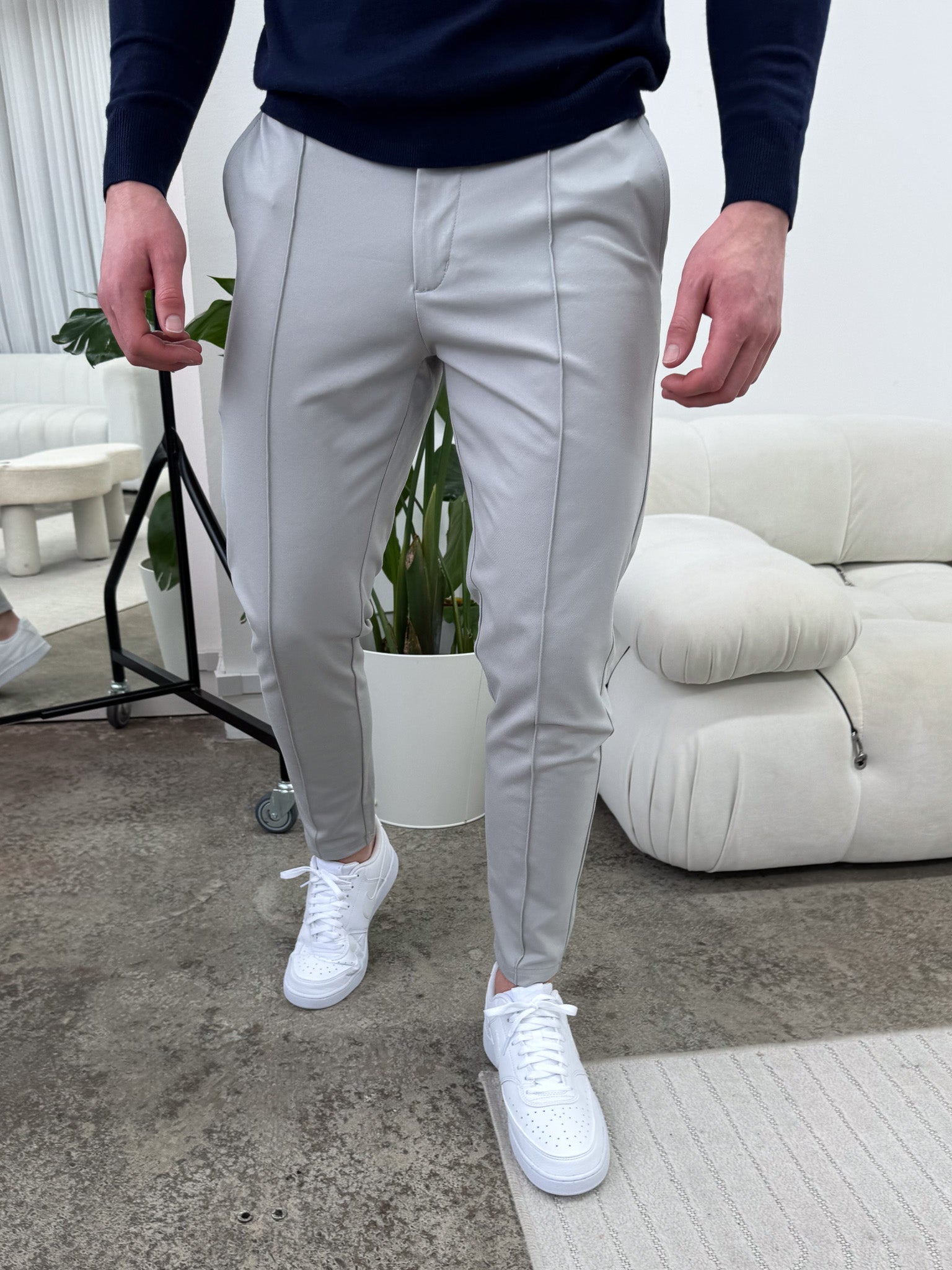 Capone Luxe Pantolon - Gri