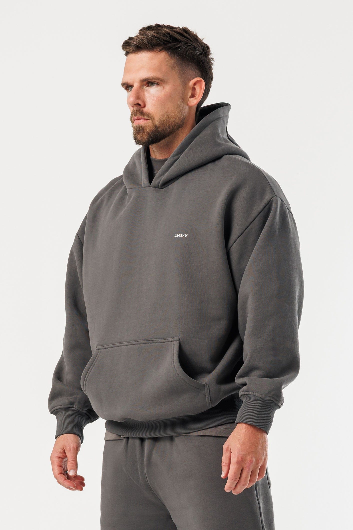 HOODIE - KOYU GRİ