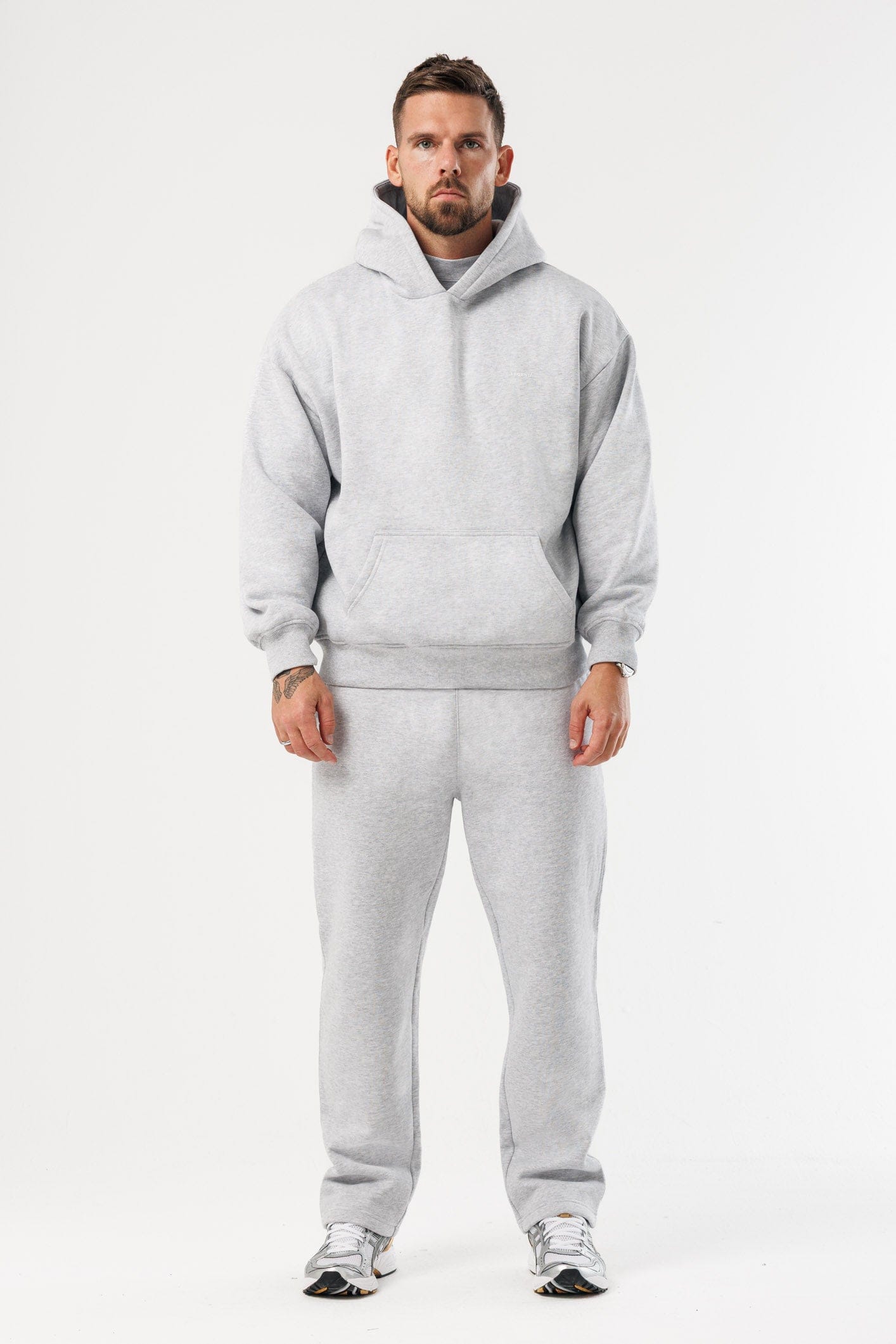 HOODIE - GRİ MELANJ