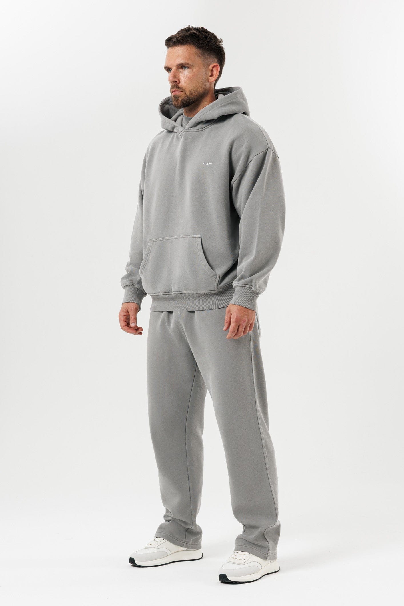 HOODIE - YIKANMIŞ GRİ