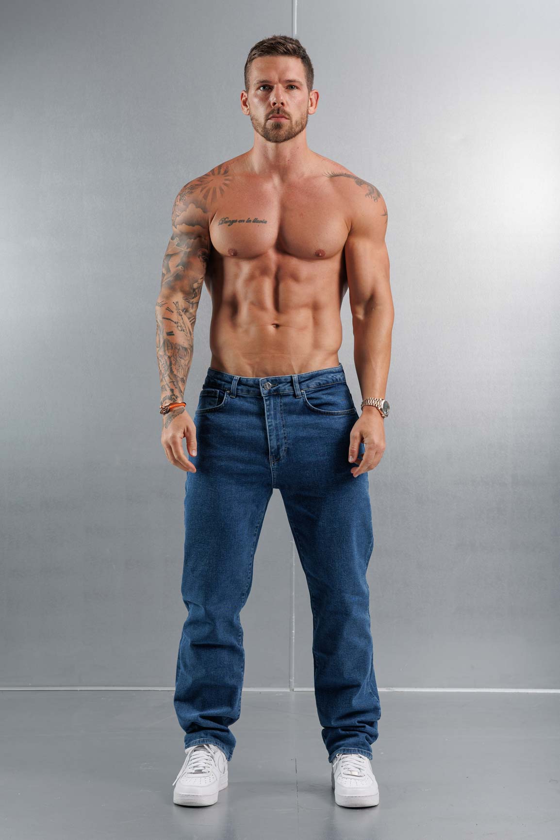 BAGGY JEANS - KLASİK YIKAMALI MAVİ