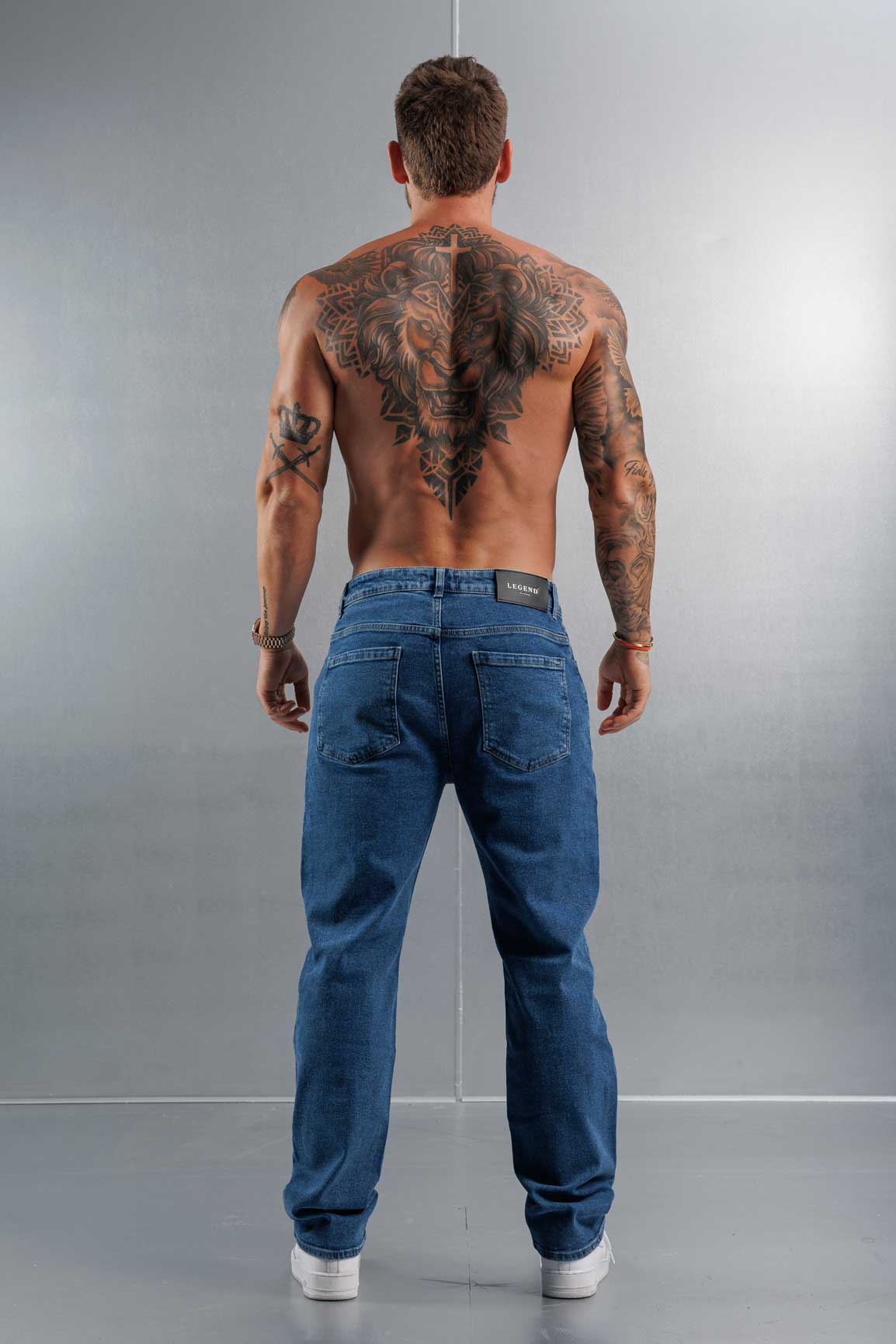 BAGGY JEANS - KLASİK YIKAMALI MAVİ