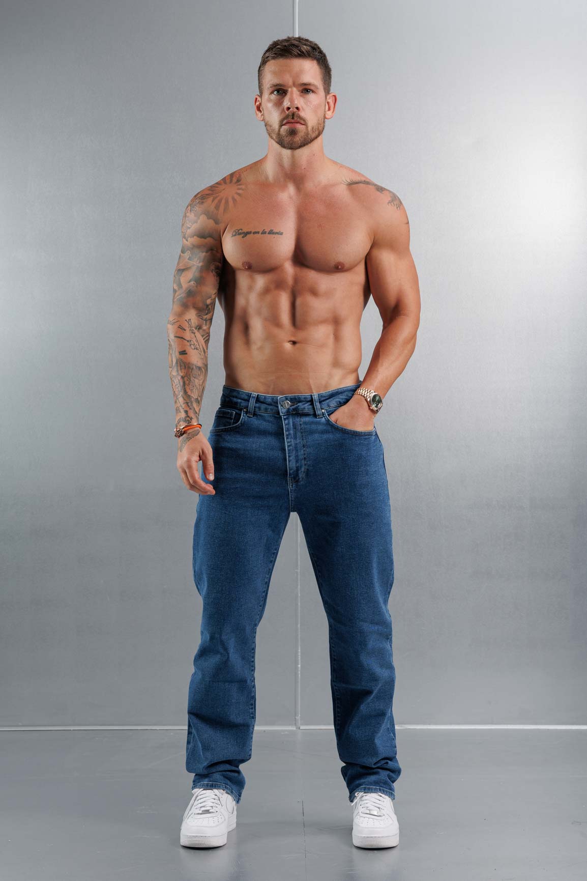 BAGGY JEANS - KLASİK YIKAMALI MAVİ