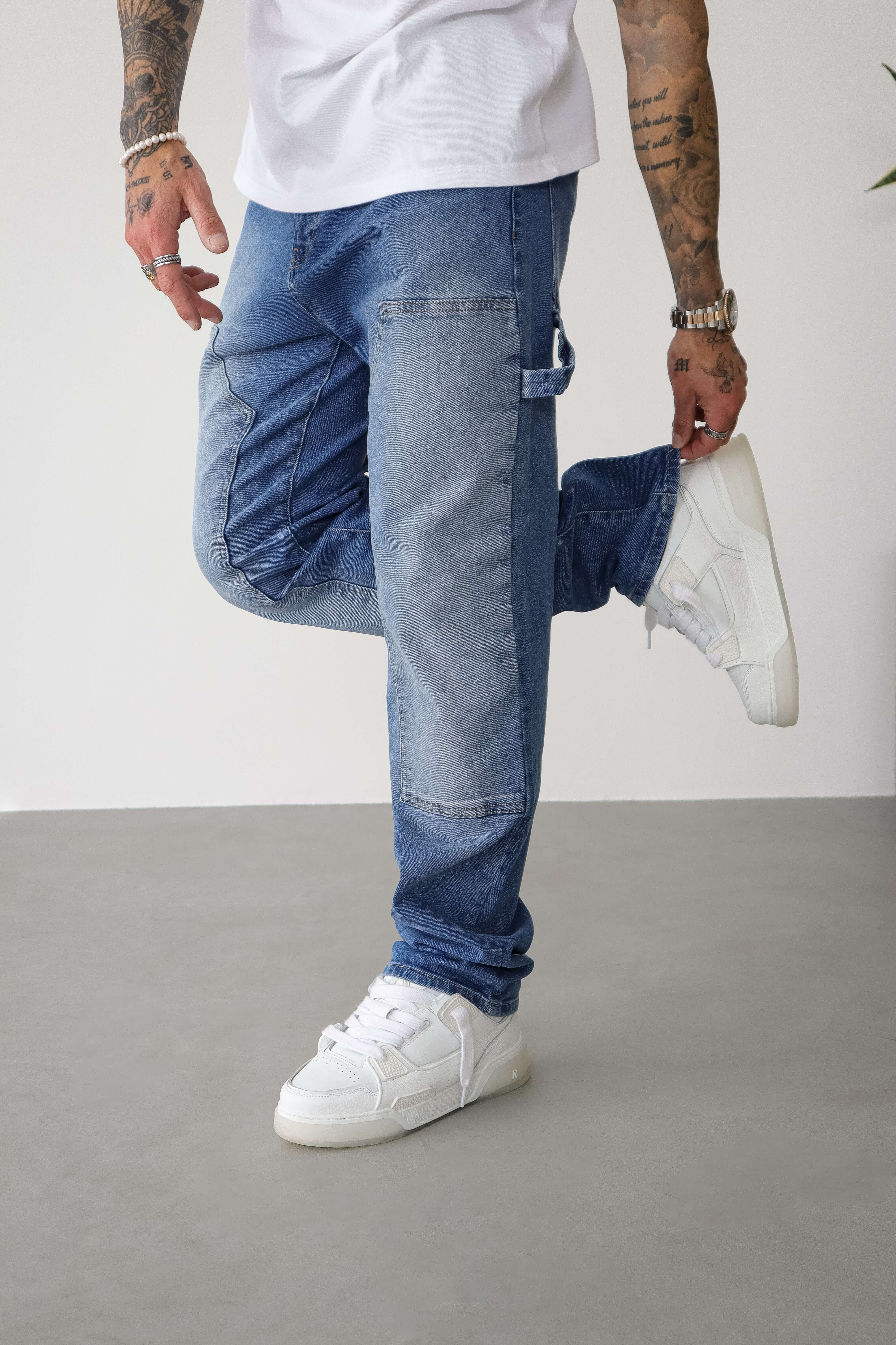 MARANGOZ JEANS - YIKAMALI AÇIK MAVİ