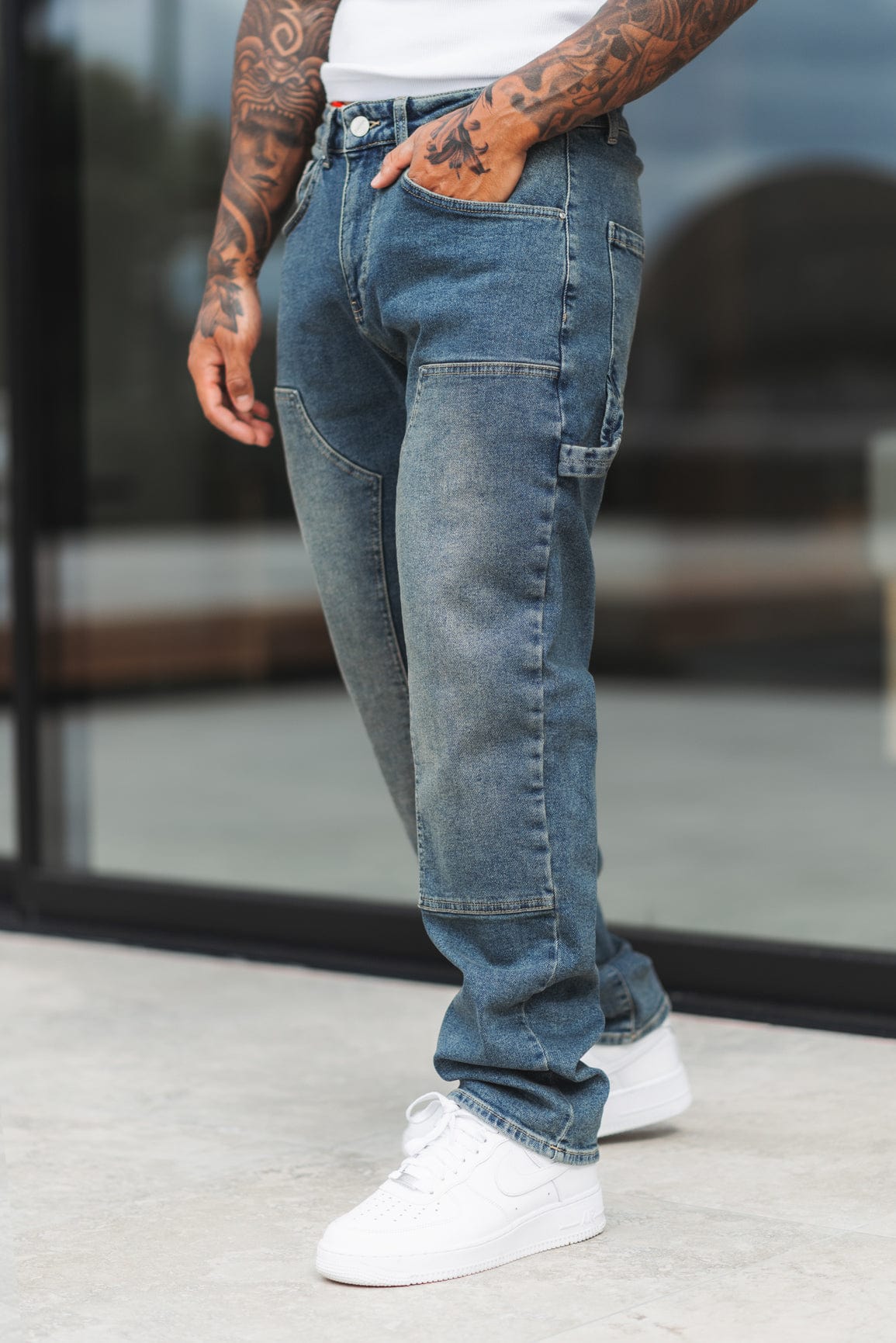 MARANGOZ JEANS - YIKAMALI TAŞ MAVİSİ