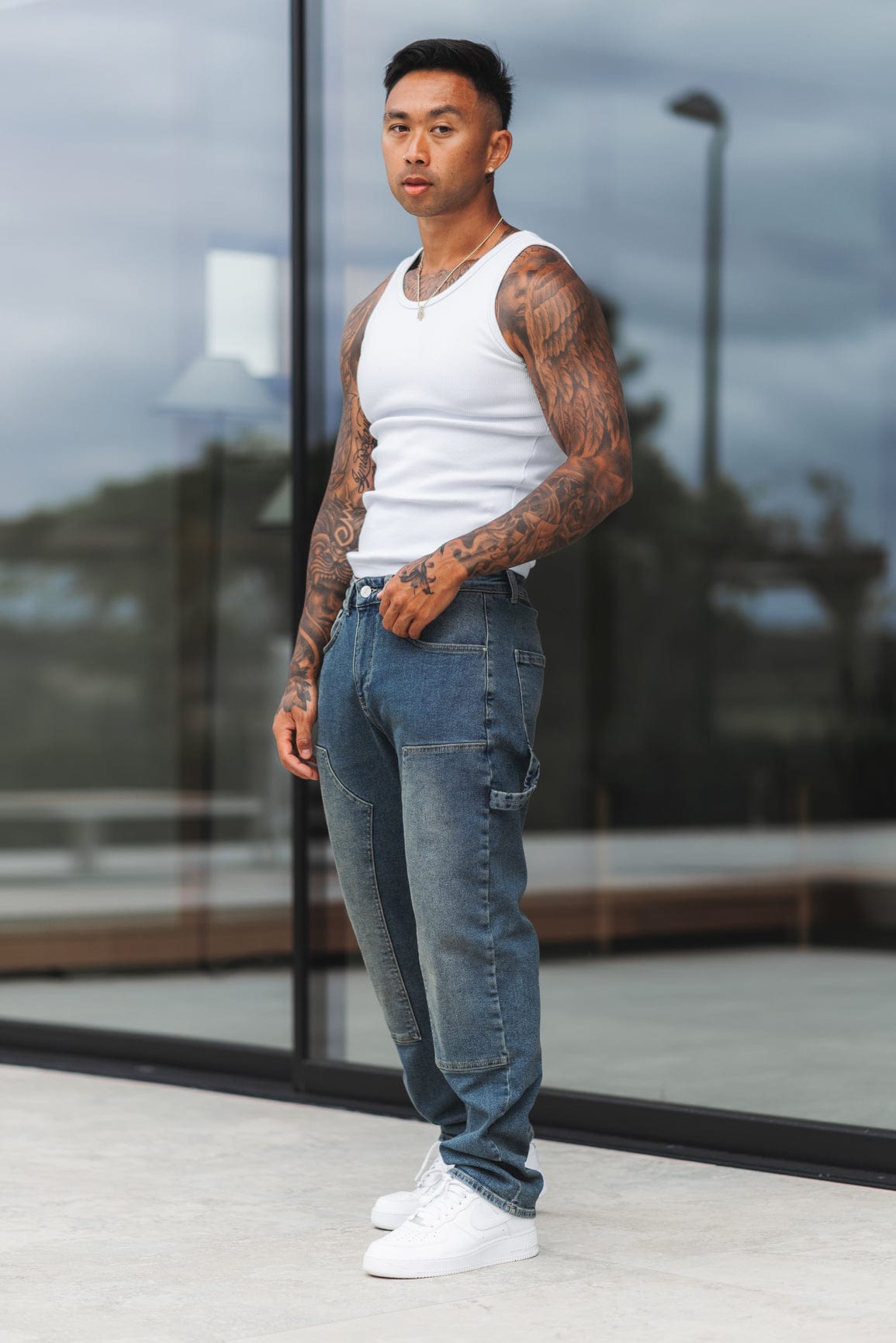 MARANGOZ JEANS - YIKAMALI TAŞ MAVİSİ