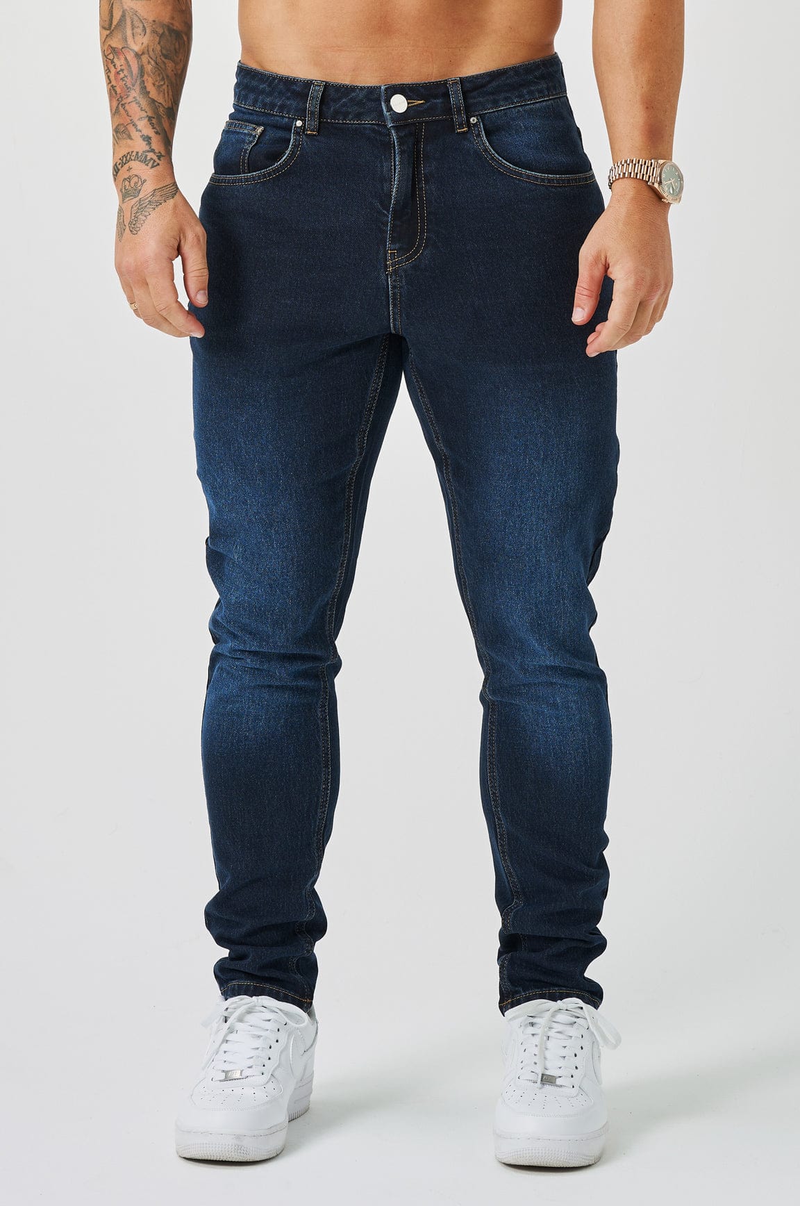 REGULAR FIT KOT PANTOLON - MAVİ SİYAH