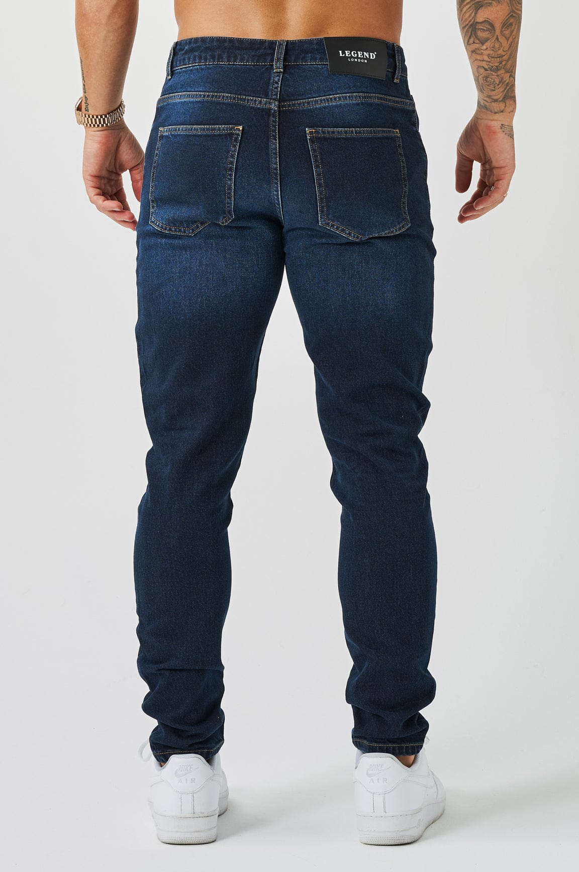 REGULAR FIT KOT PANTOLON - MAVİ SİYAH