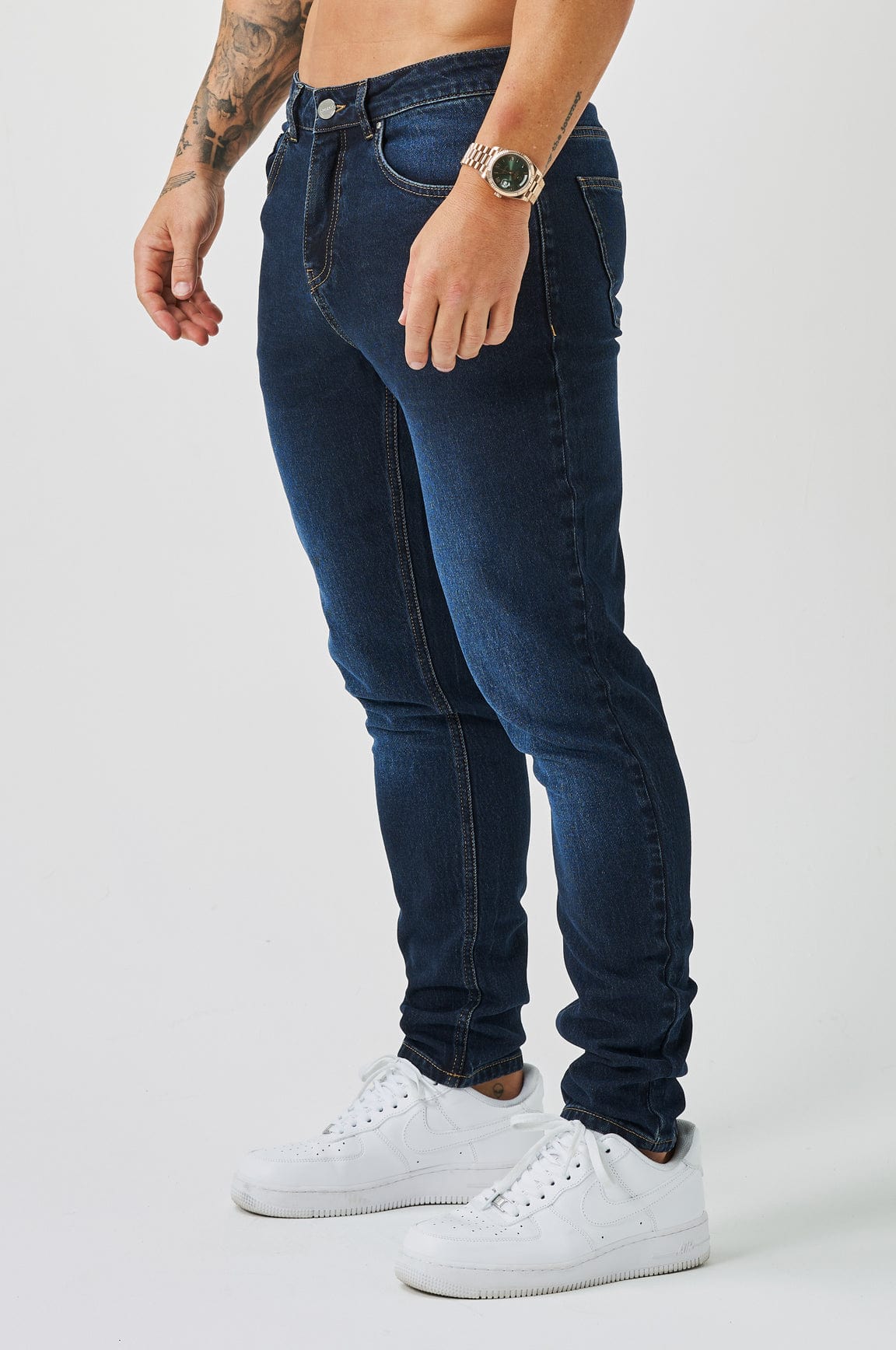 REGULAR FIT KOT PANTOLON - MAVİ SİYAH