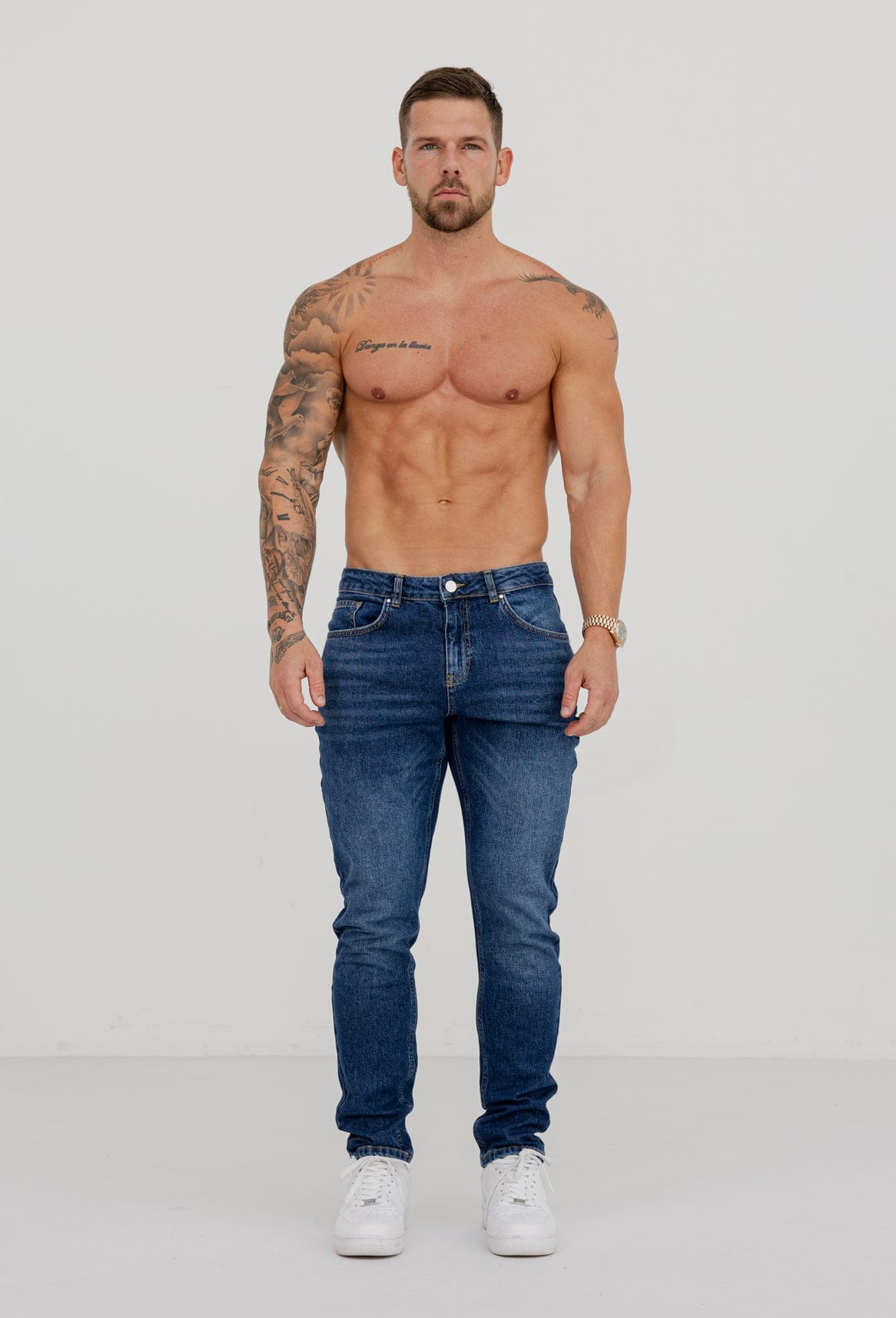 REGULAR FIT KOT PANTOLON - KOYU MAVİ