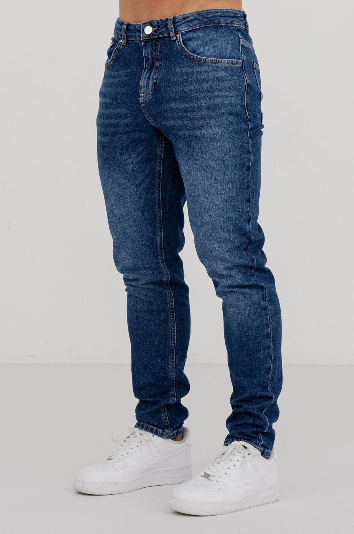 REGULAR FIT KOT PANTOLON - KOYU MAVİ