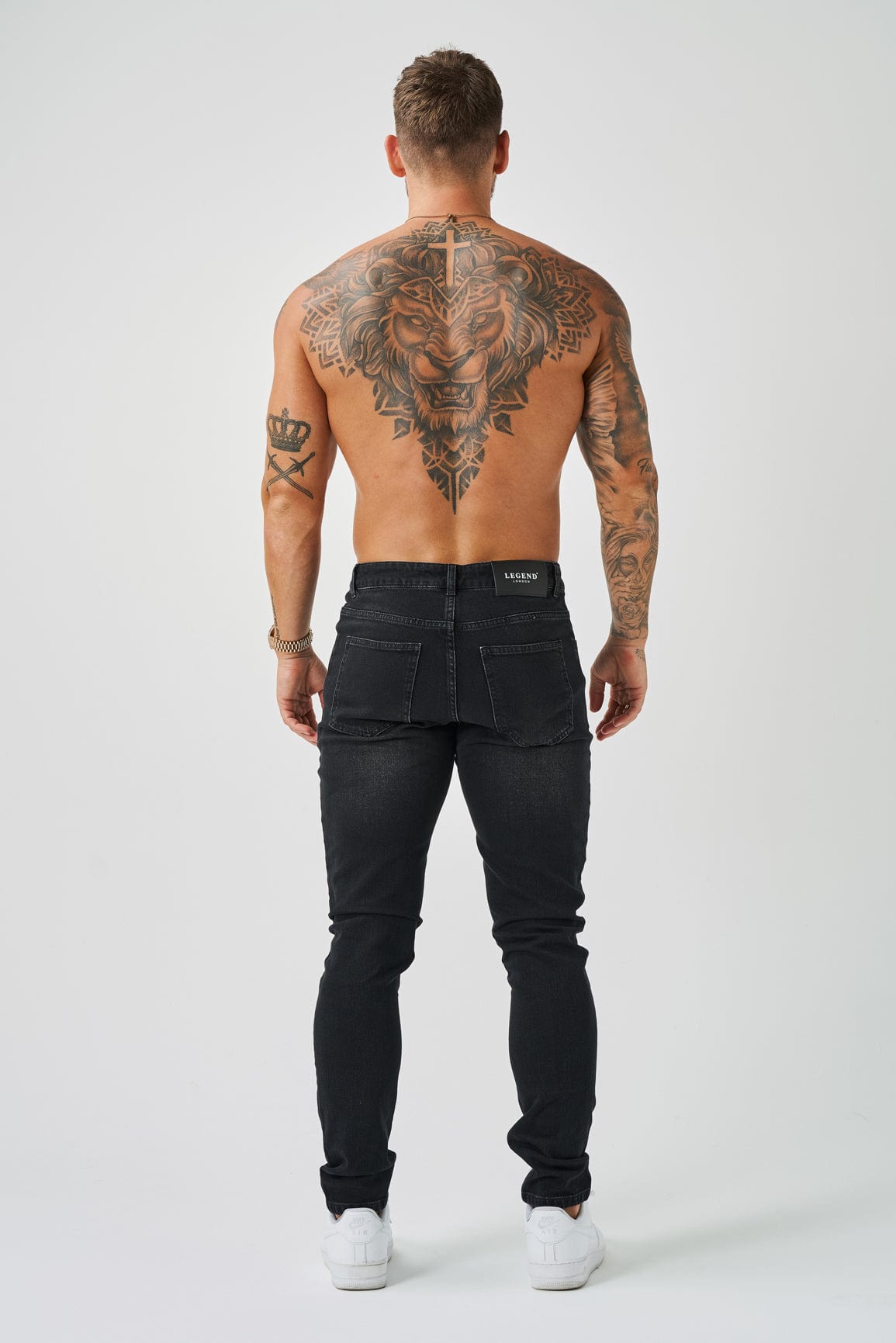 REGULAR FIT KOT PANTOLON - YIKAMALI SİYAH