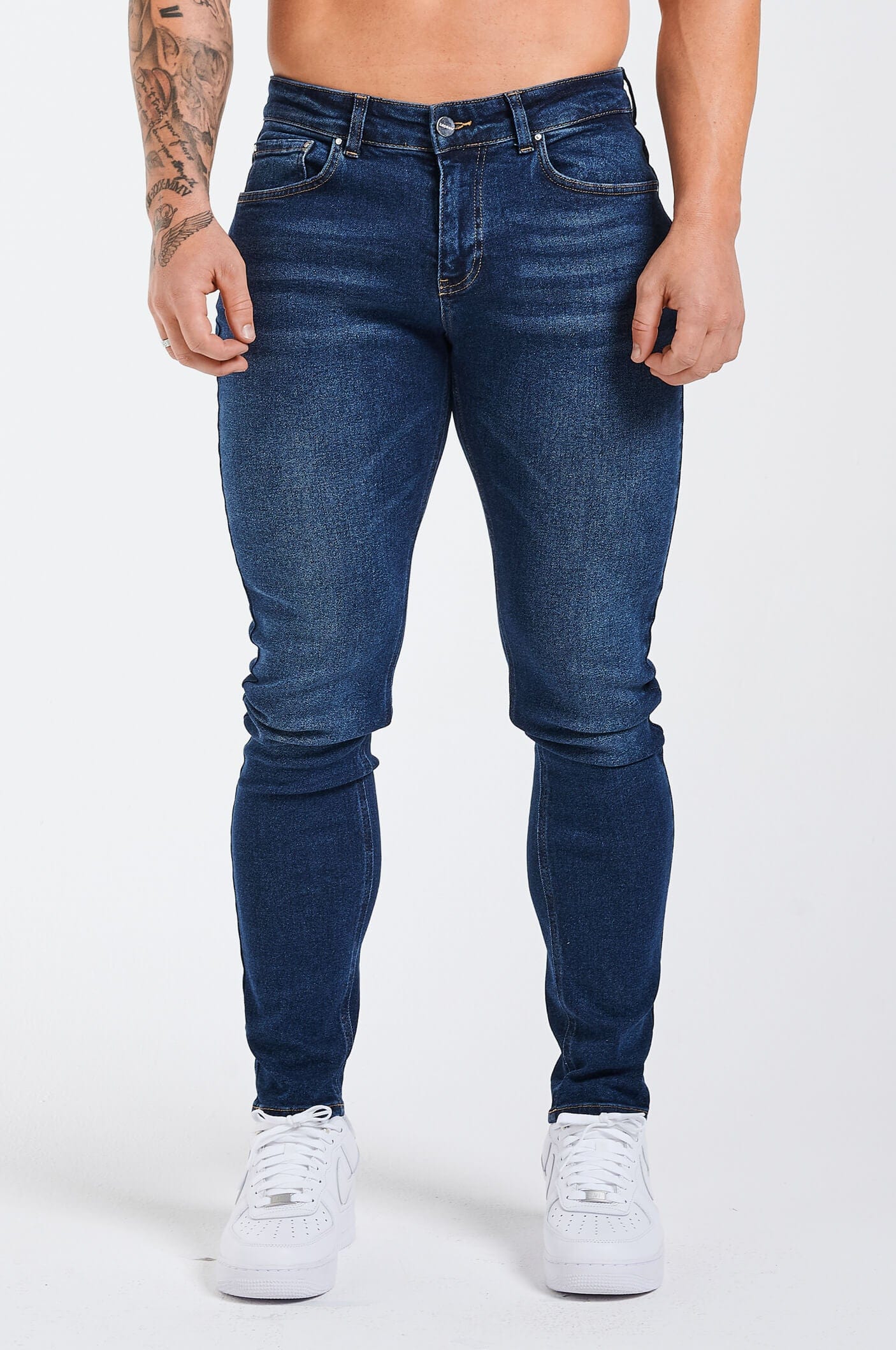SLIM FIT KOT PANTOLON 2.0 - KOYU MAVİ