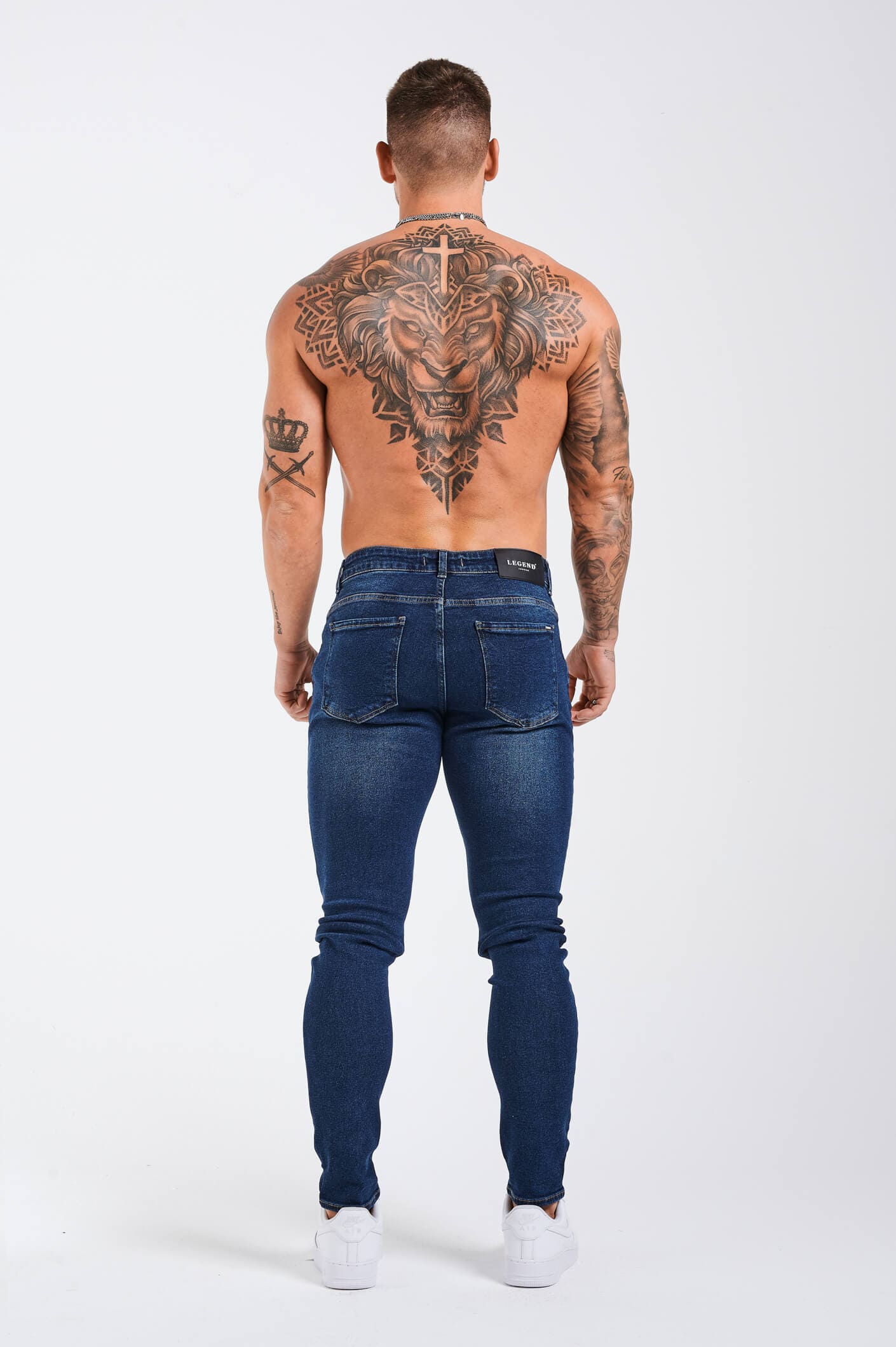 SLIM FIT KOT PANTOLON 2.0 - KOYU MAVİ
