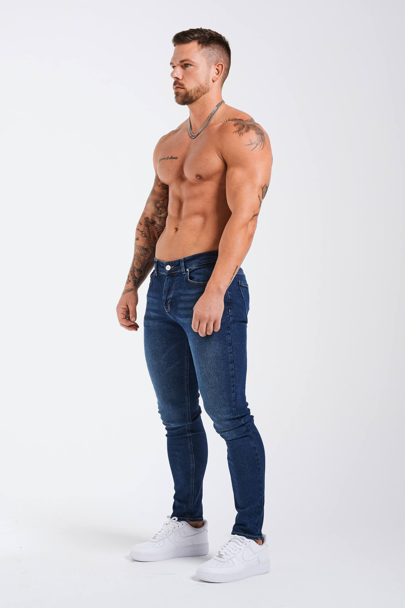 SLIM FIT KOT PANTOLON 2.0 - KOYU MAVİ