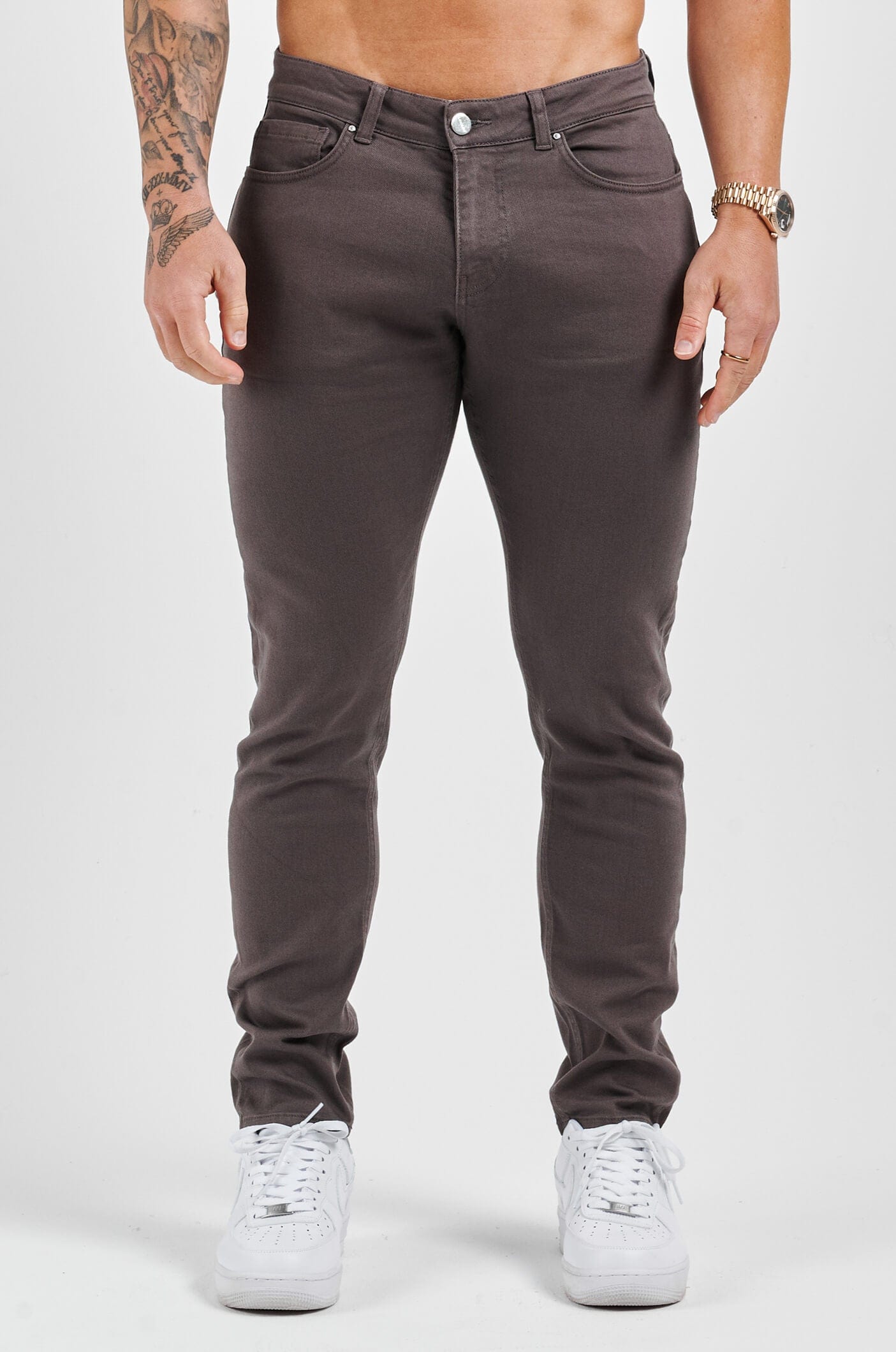 SLIM FIT KOT PANTOLON 2.0 - KOYU GRİ