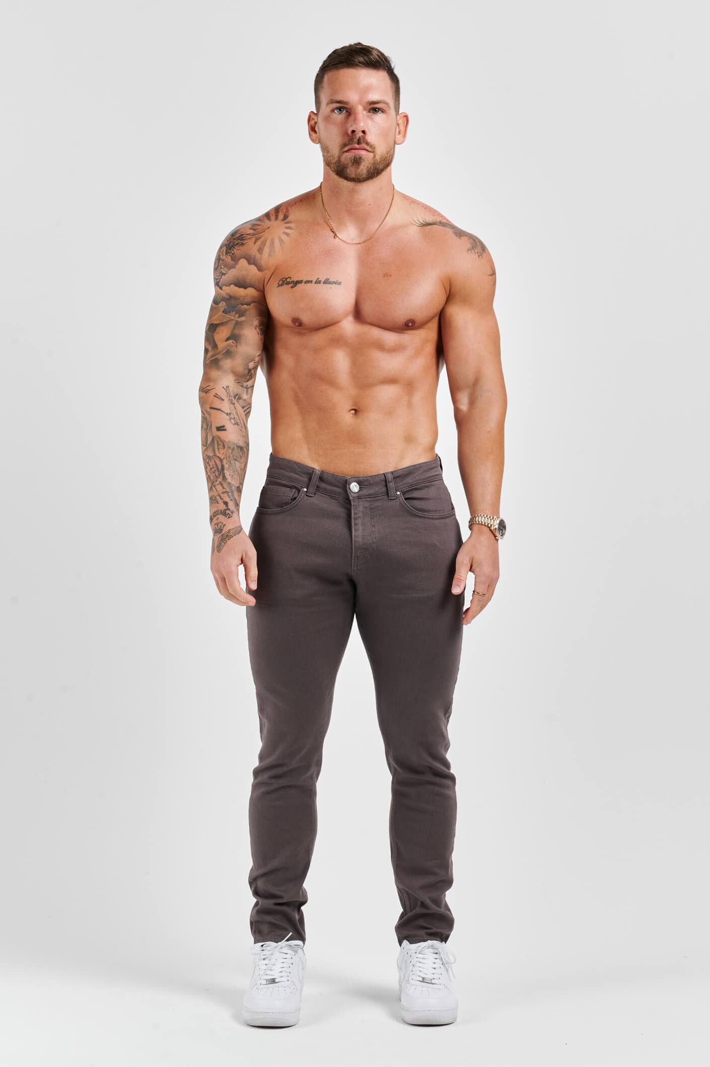 SLIM FIT KOT PANTOLON 2.0 - KOYU GRİ