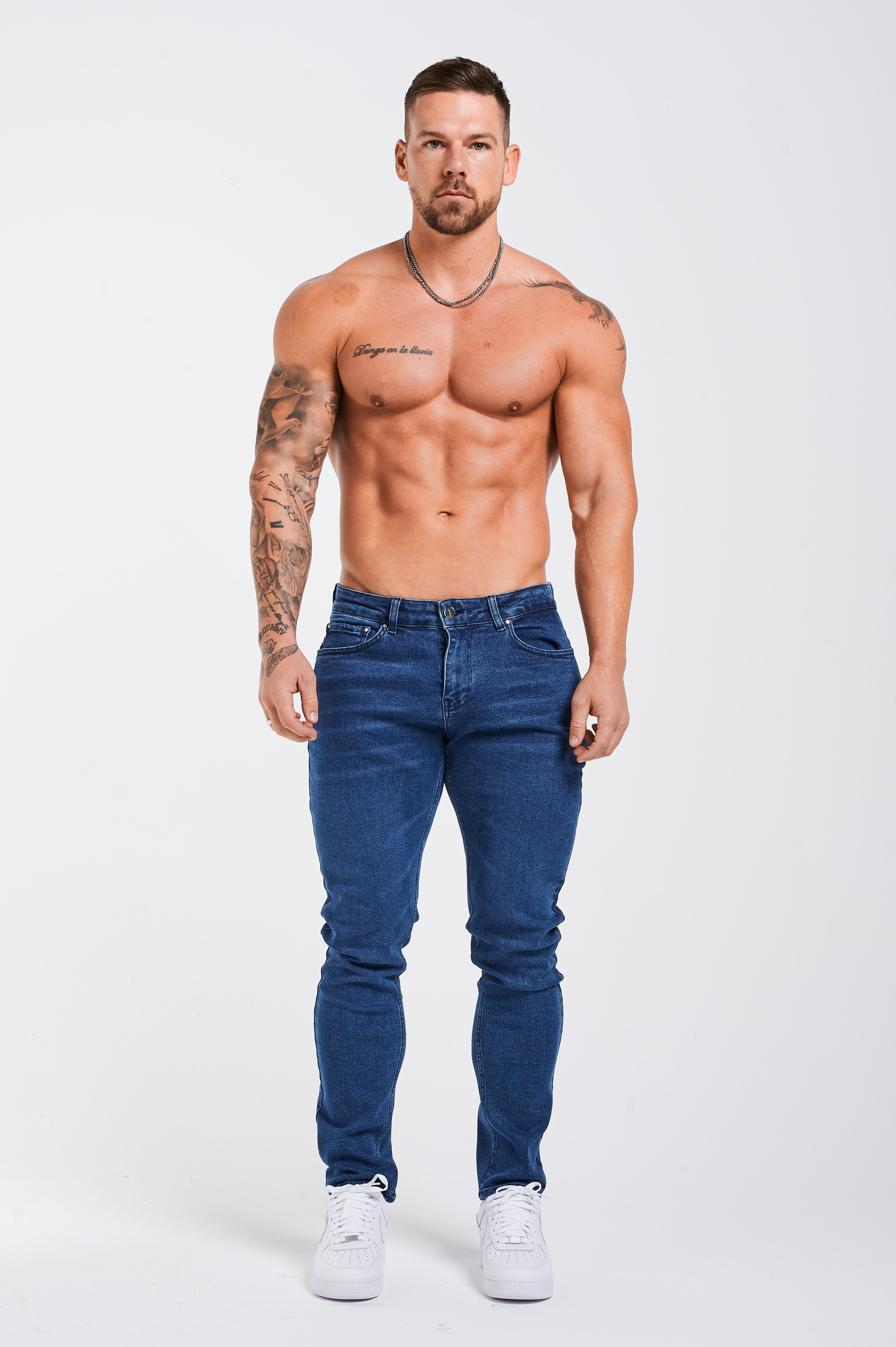 SLIM FIT KOT PANTOLON 2.0 - DERİN MAVİ