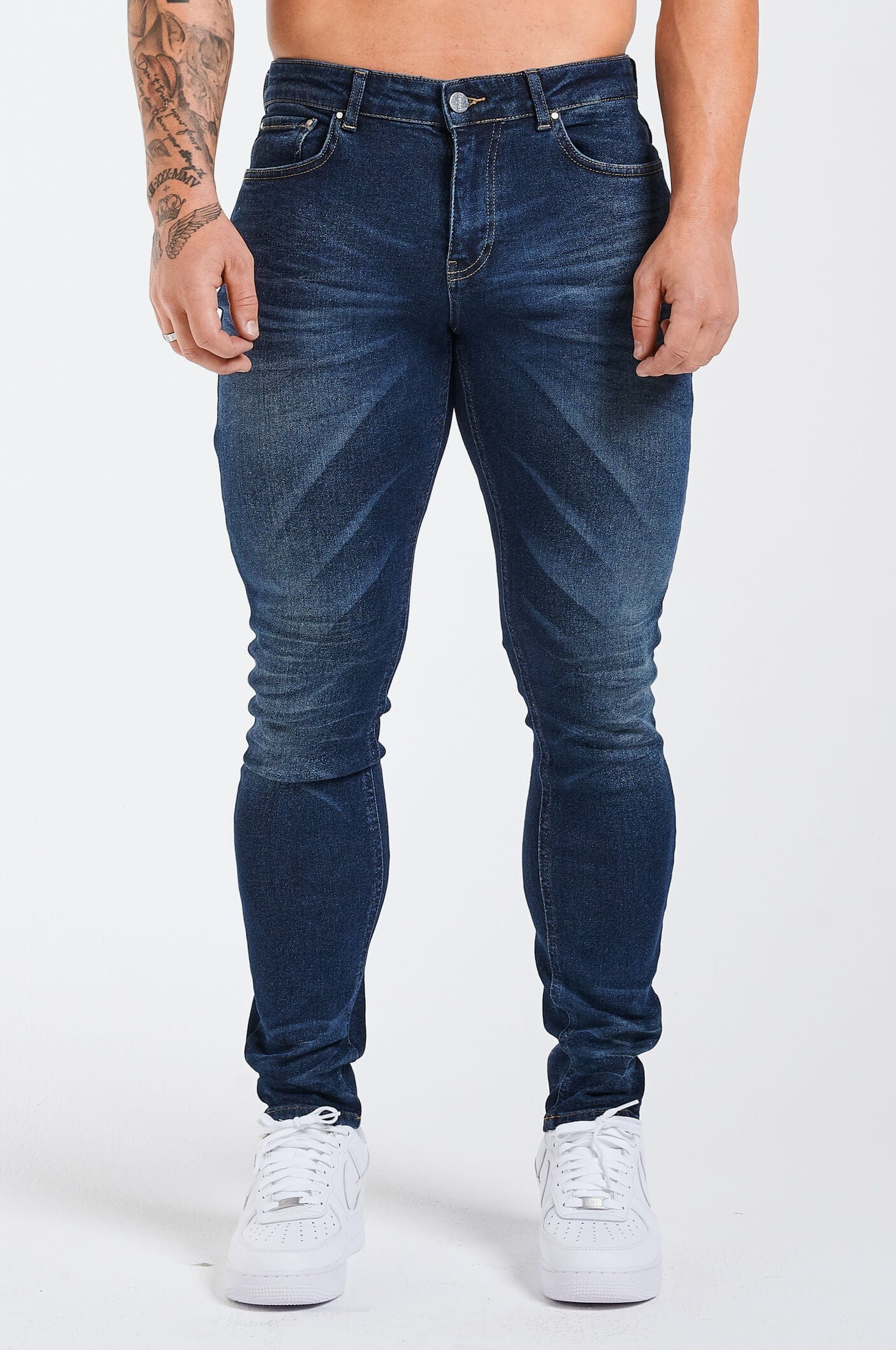SLIM FIT KOT PANTOLON 2.0 DETAYLI - INDIGO MAVİSİ