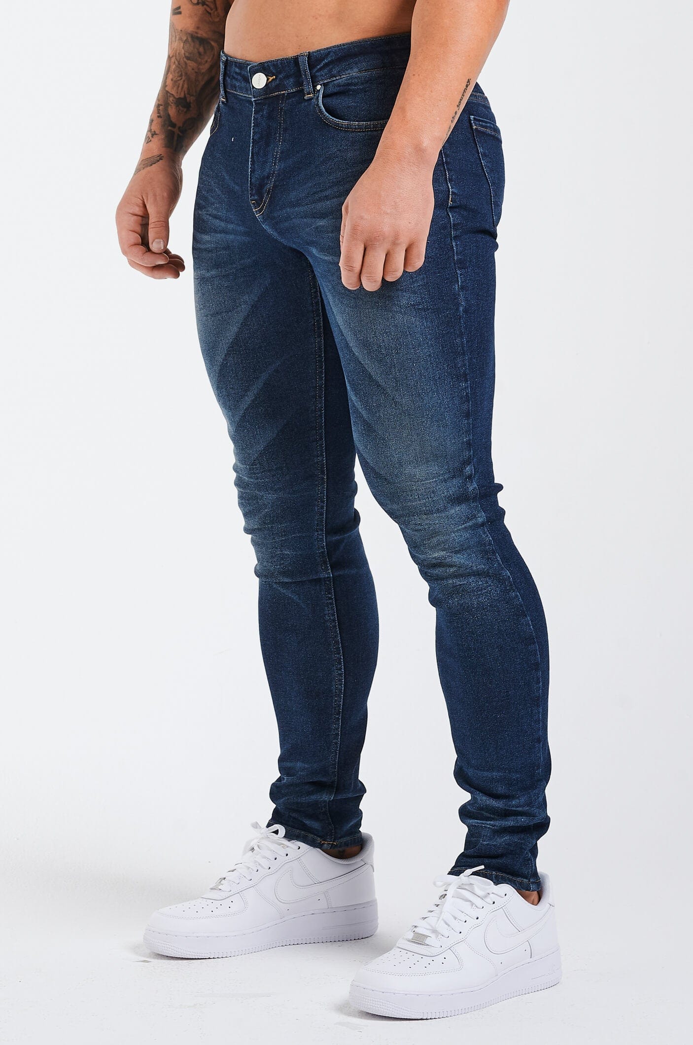 SLIM FIT KOT PANTOLON 2.0 DETAYLI - INDIGO MAVİSİ