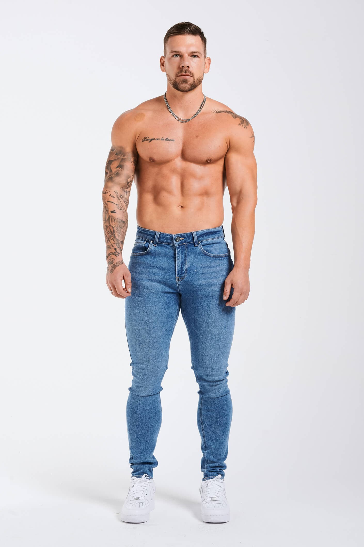 SLIM FIT KOT PANTOLON 2.0 - AÇIK MAVİ
