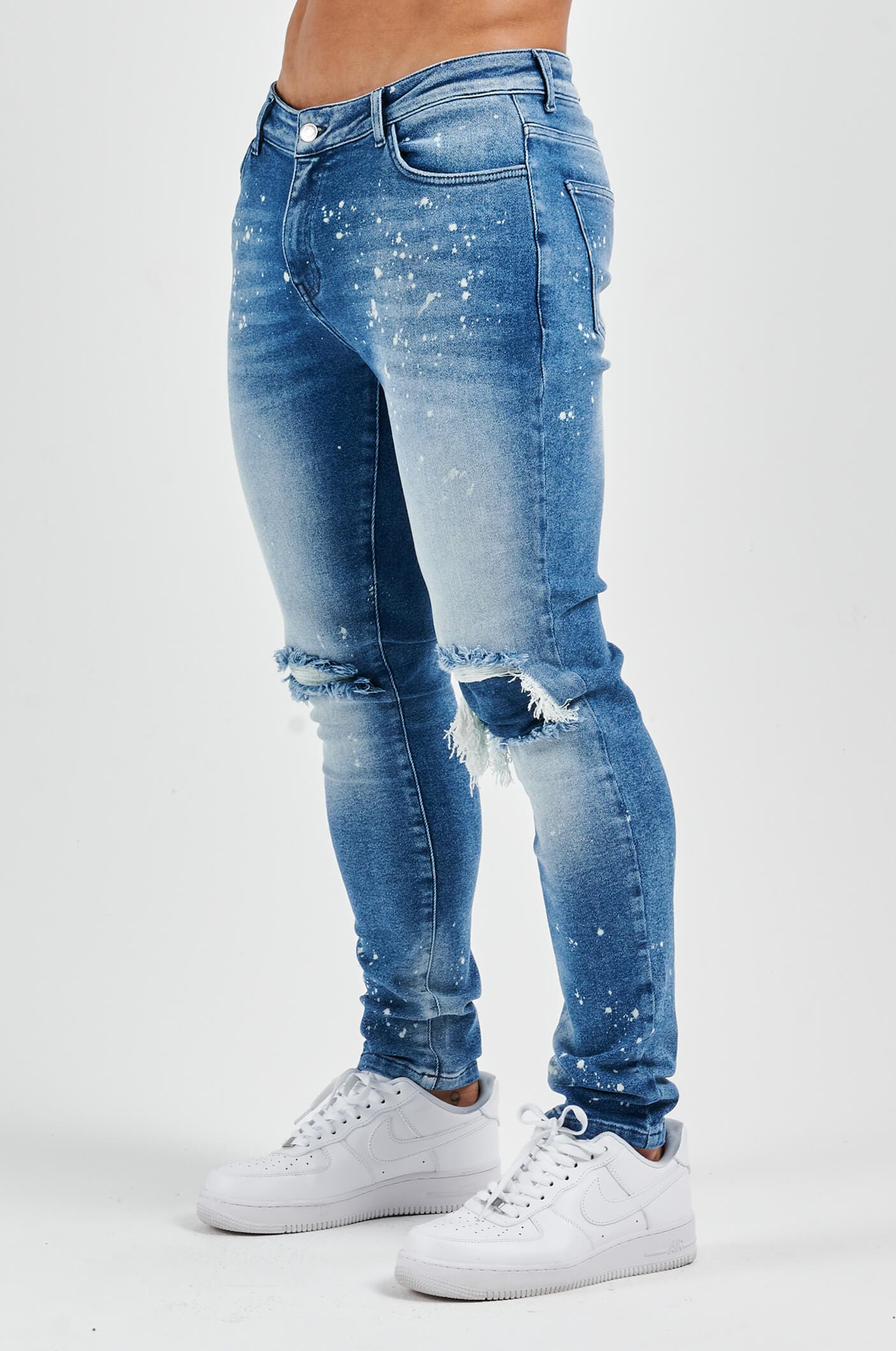SLIM FIT KOT PANTOLON 2.0 - MAVİ