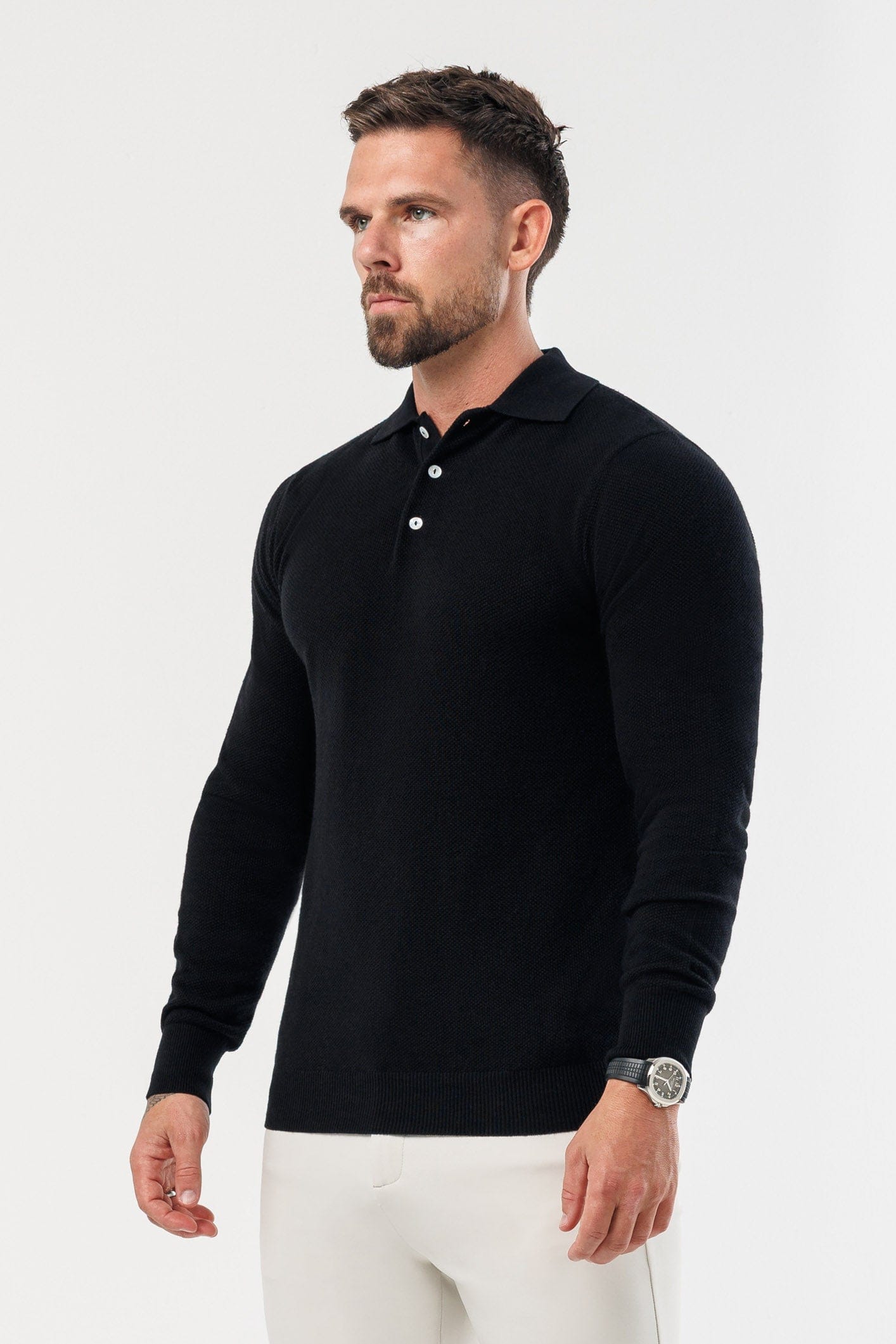 COAST UZUN KOLLU POLO - SİYAH