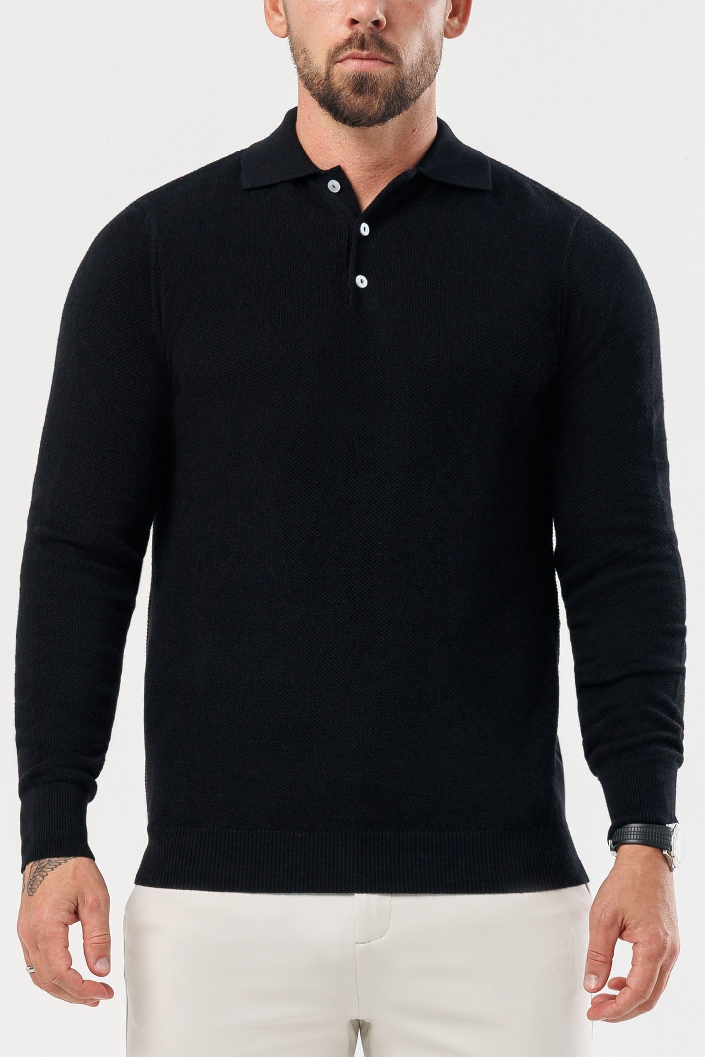 COAST UZUN KOLLU POLO - SİYAH