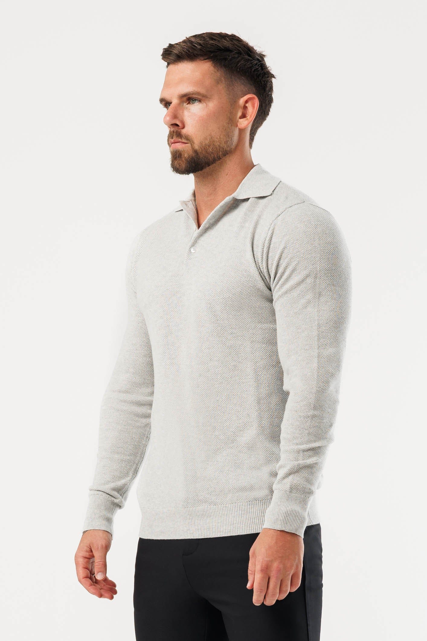 COAST UZUN KOLLU POLO - GRİ MELANJ