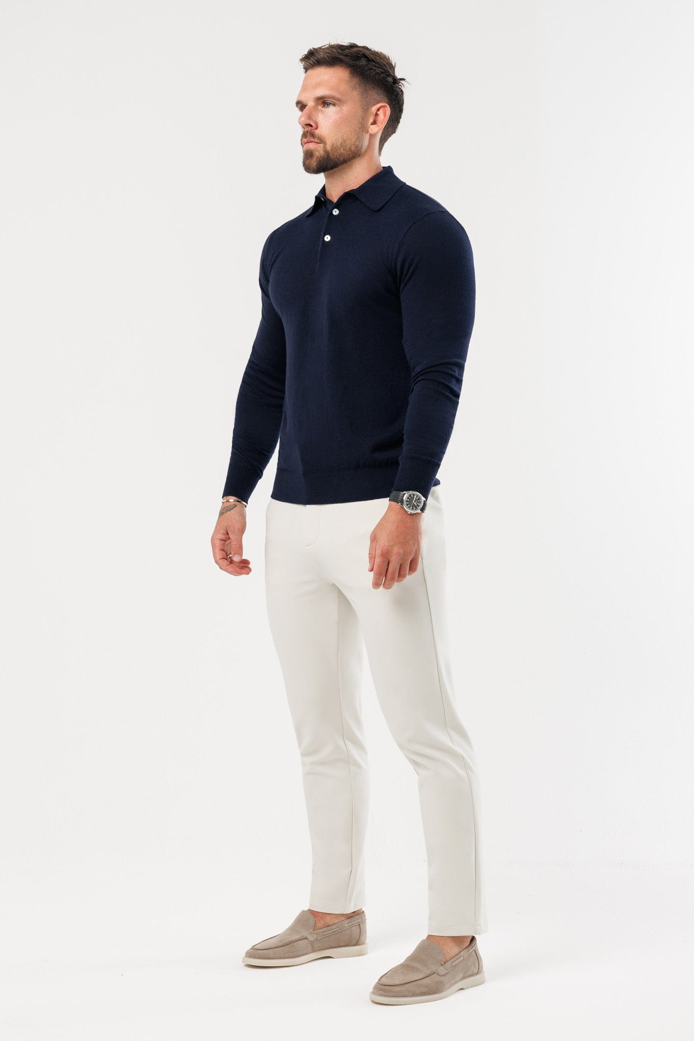COAST UZUN KOLLU POLO - LACİVERT