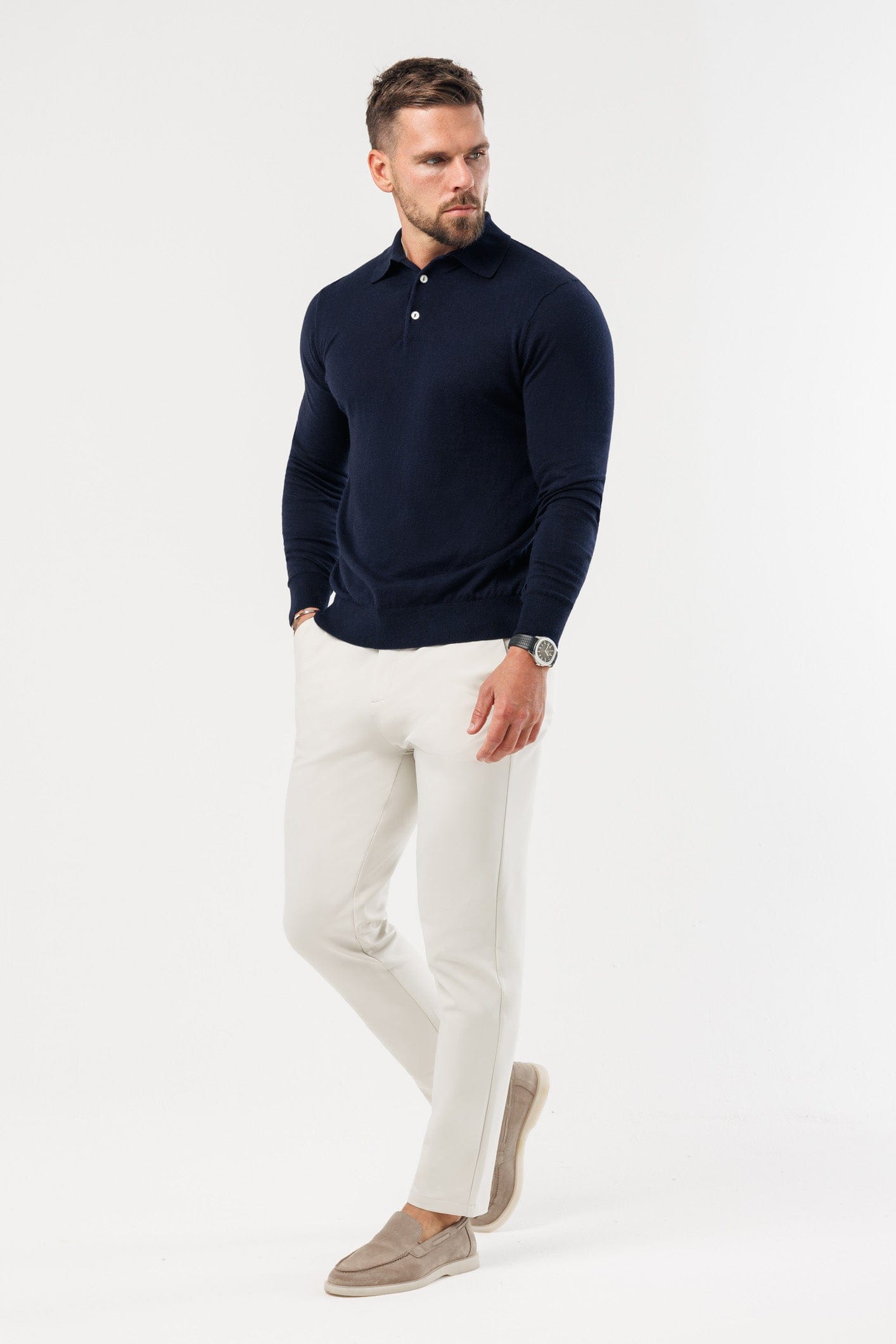 COAST UZUN KOLLU POLO - LACİVERT