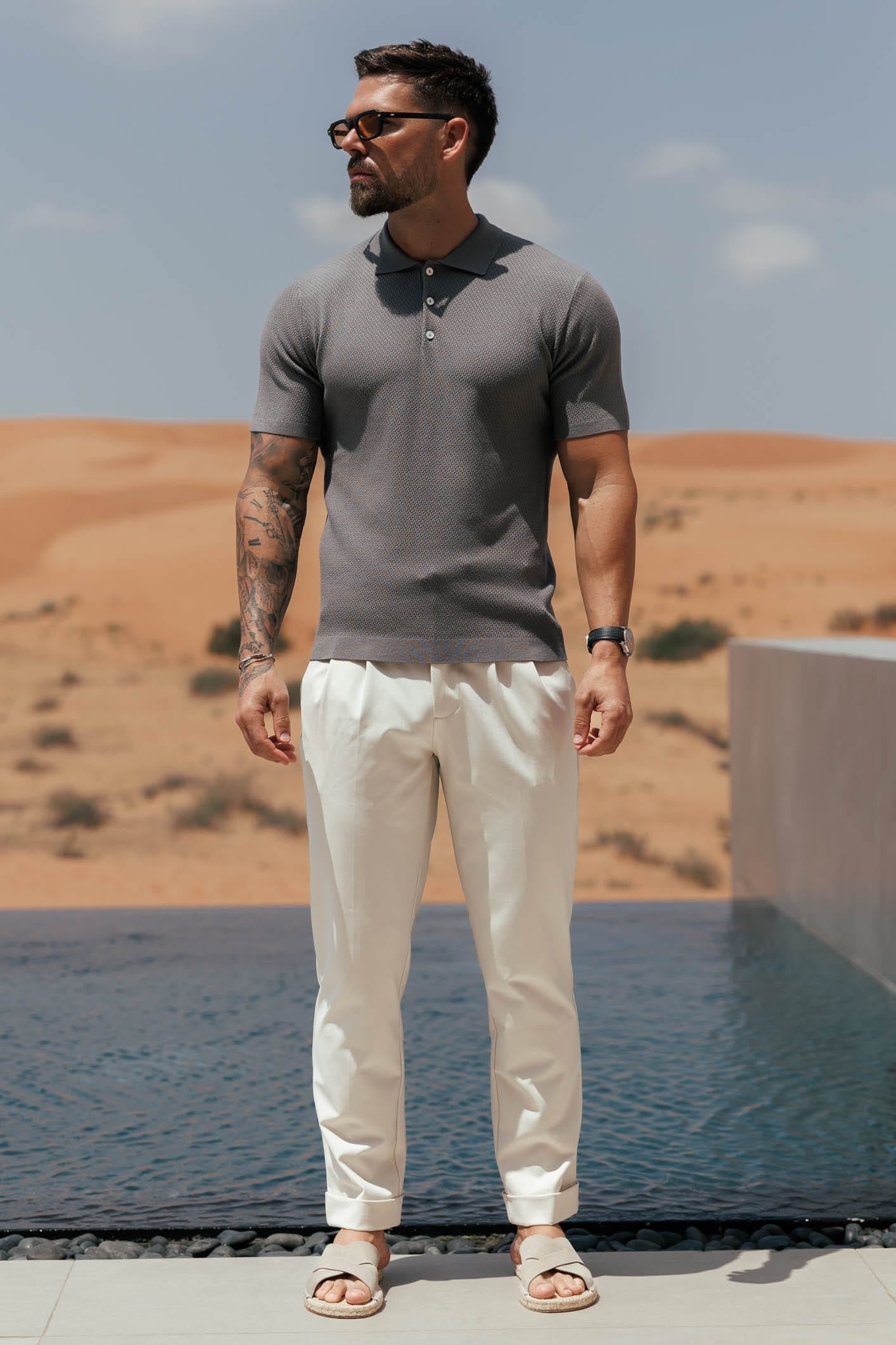 SANTAL POLO - KOYU GRİ