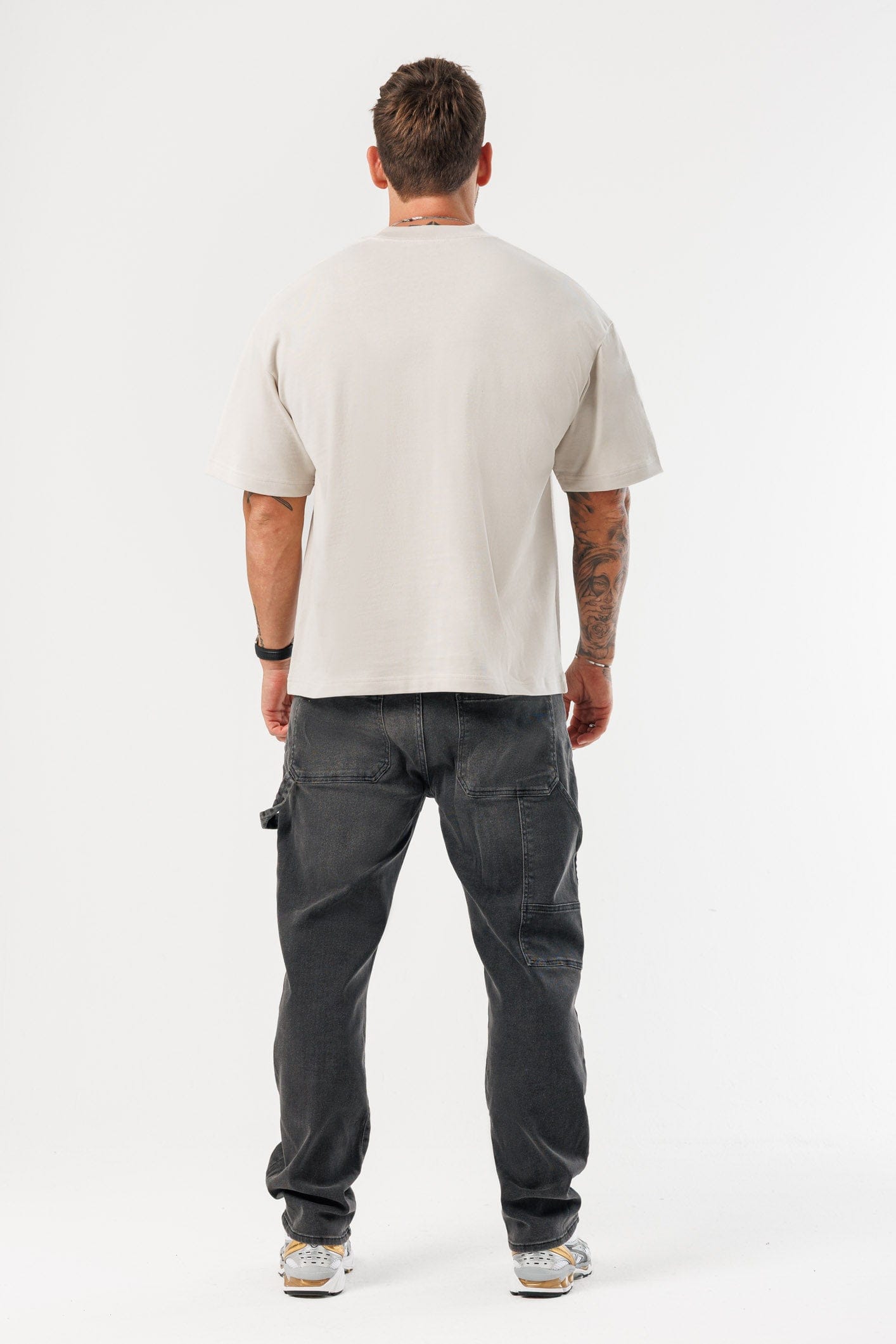 OVERSIZE TİŞÖRT - BEJ