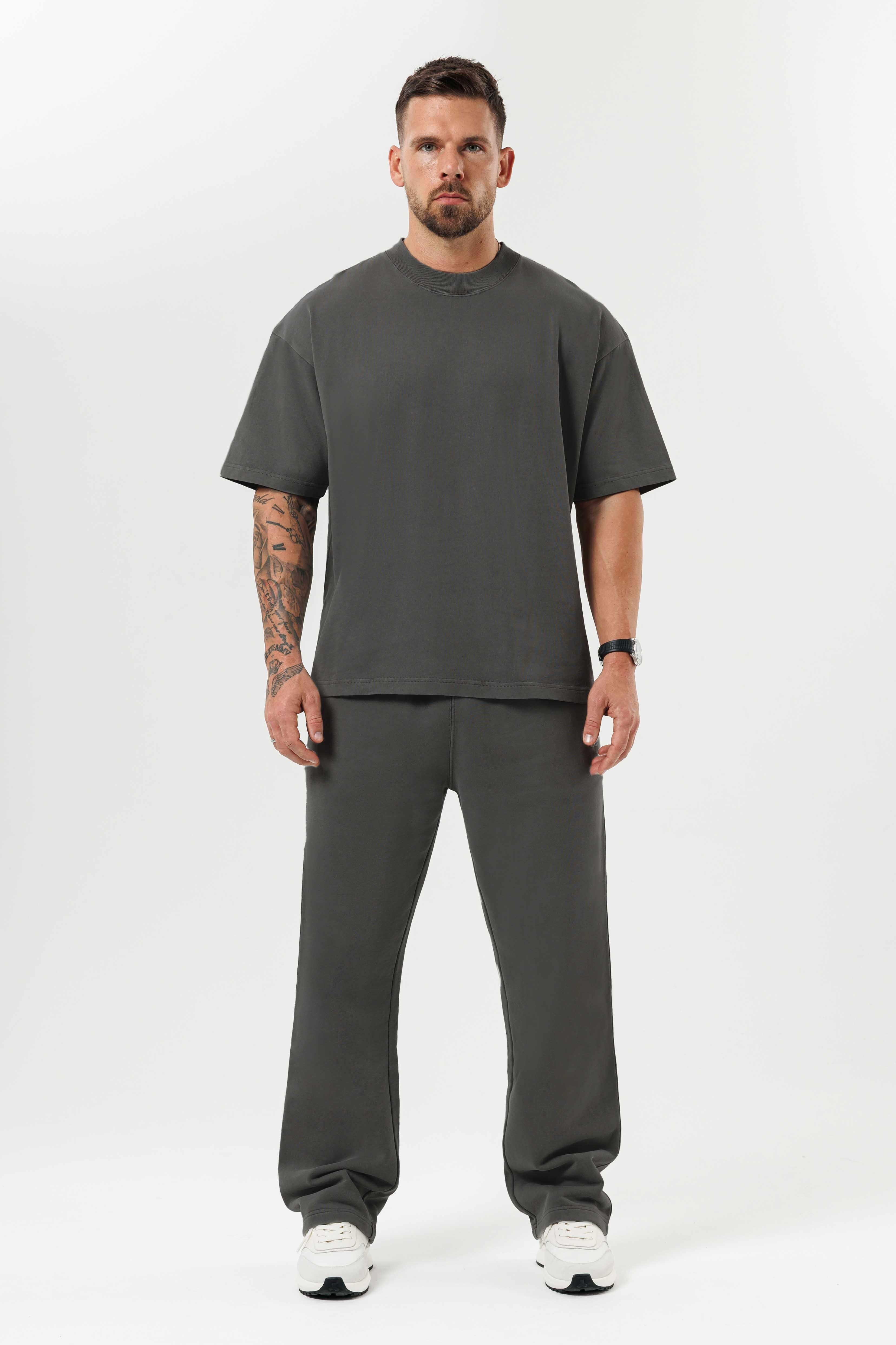 OVERSIZE TİŞÖRT - KOYU GRİ