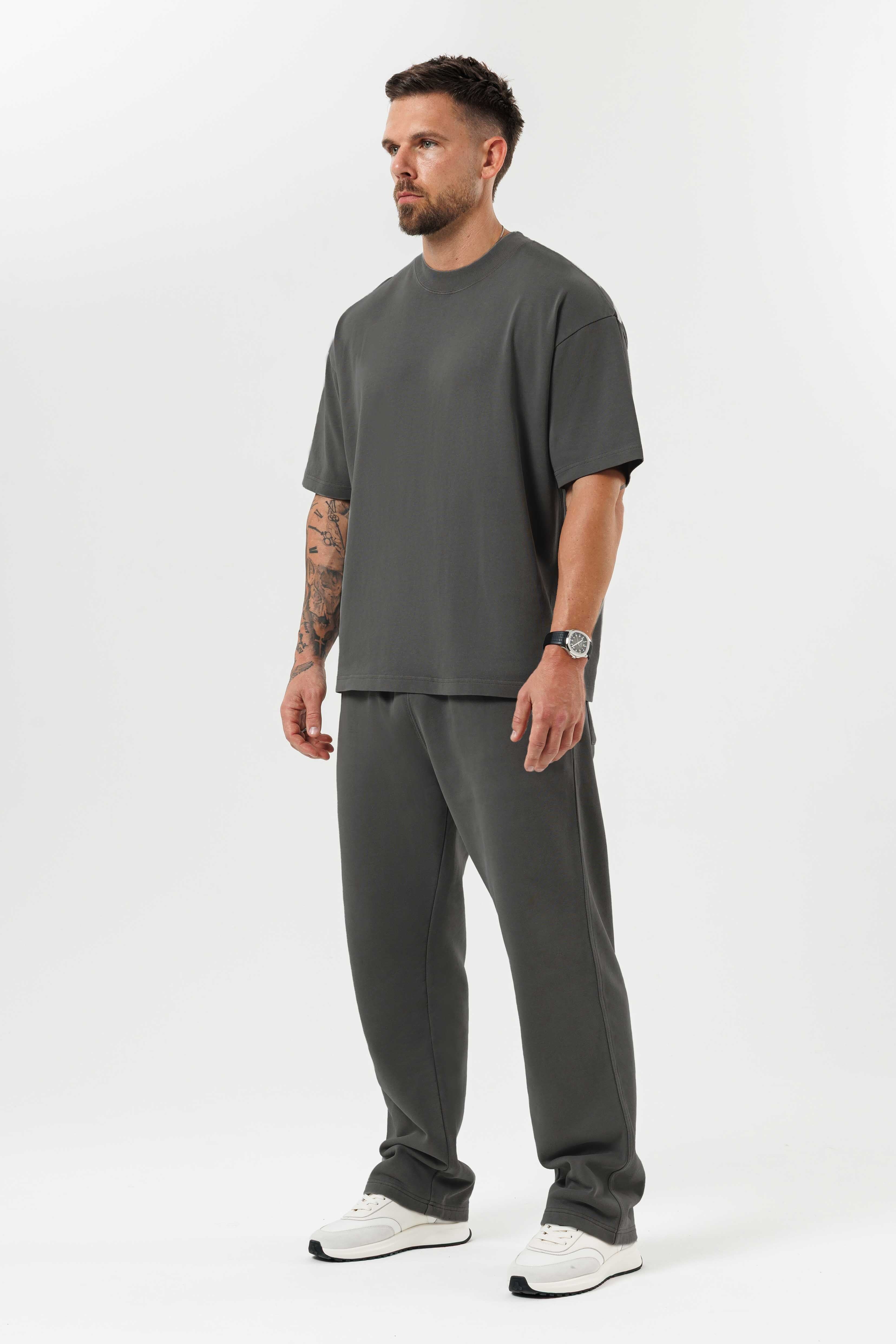 OVERSIZE TİŞÖRT - KOYU GRİ