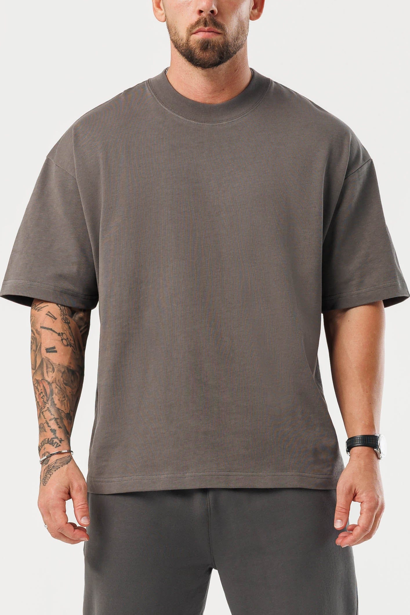 OVERSIZE T-SHİRT - VİNTAGE HAKİ
