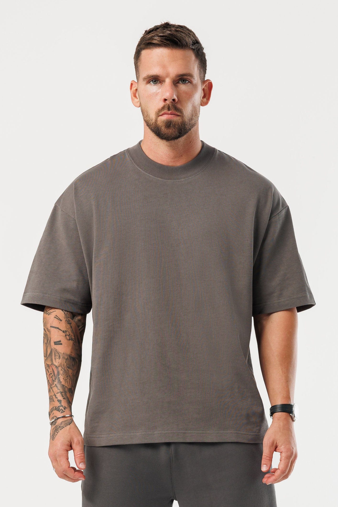 OVERSIZE T-SHİRT - VİNTAGE HAKİ