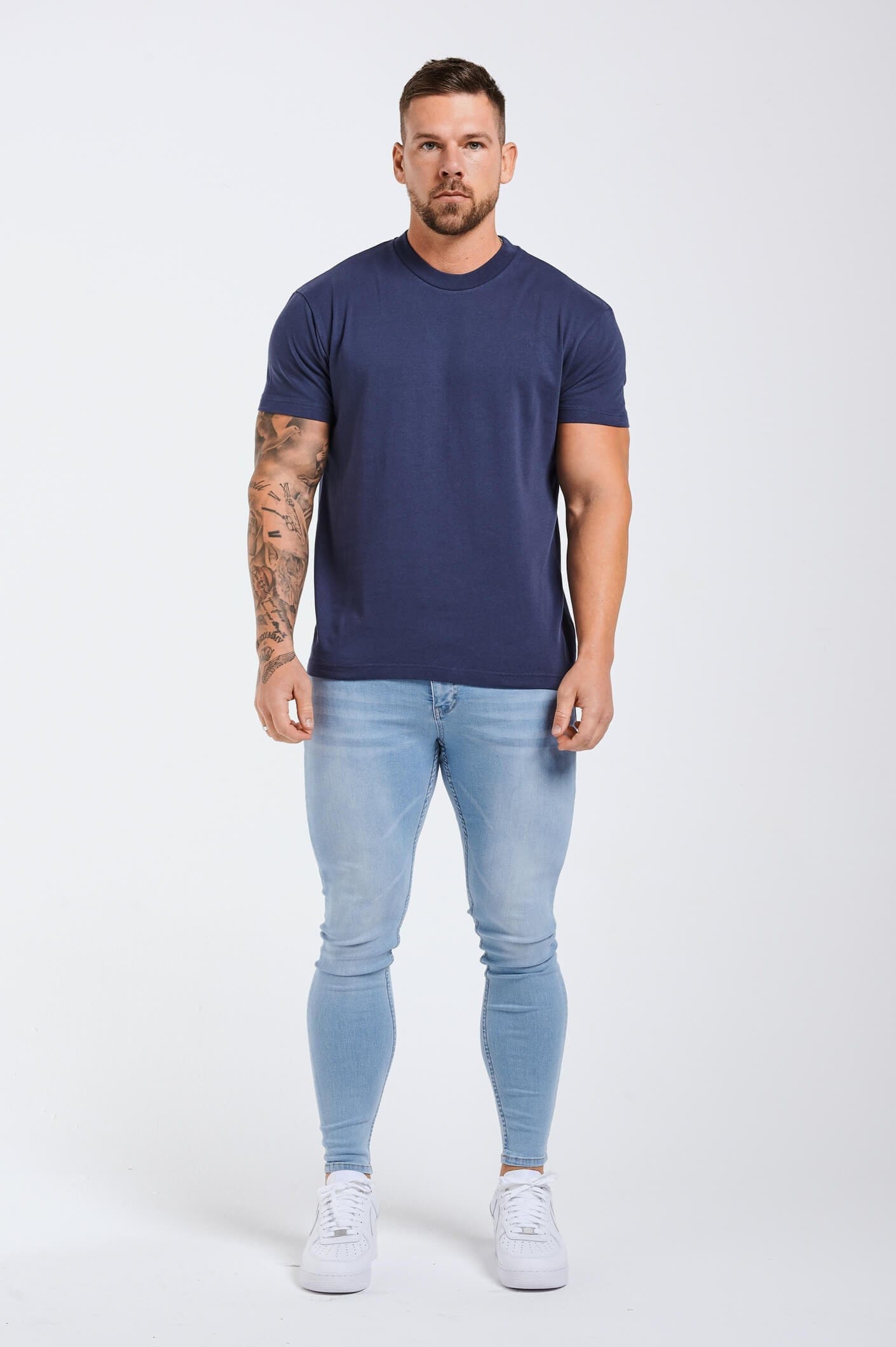 PREMIUM BASIC TİŞÖRT - LACİVERT INDIGO