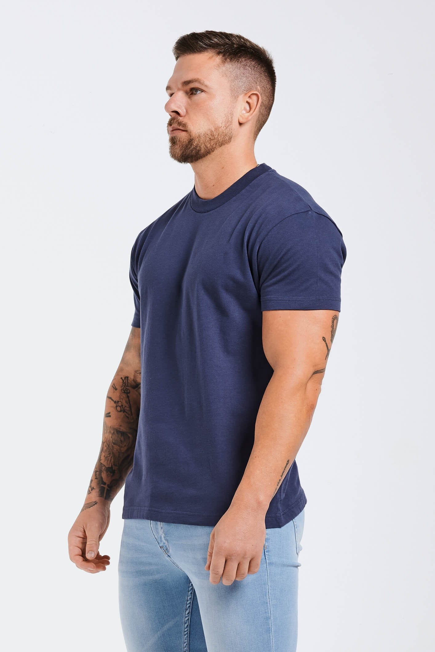 PREMIUM BASIC TİŞÖRT - LACİVERT INDIGO