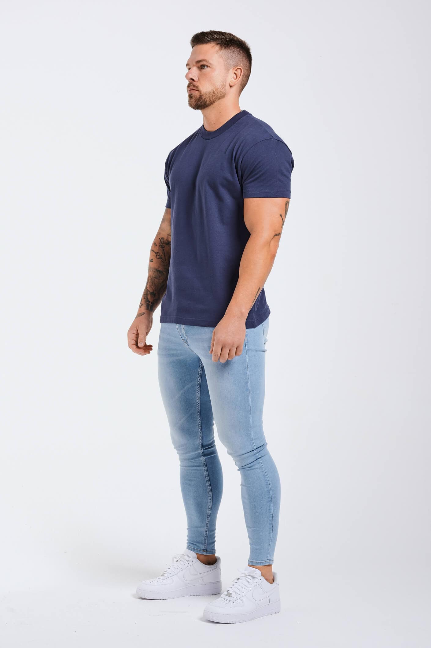 PREMIUM BASIC TİŞÖRT - LACİVERT INDIGO