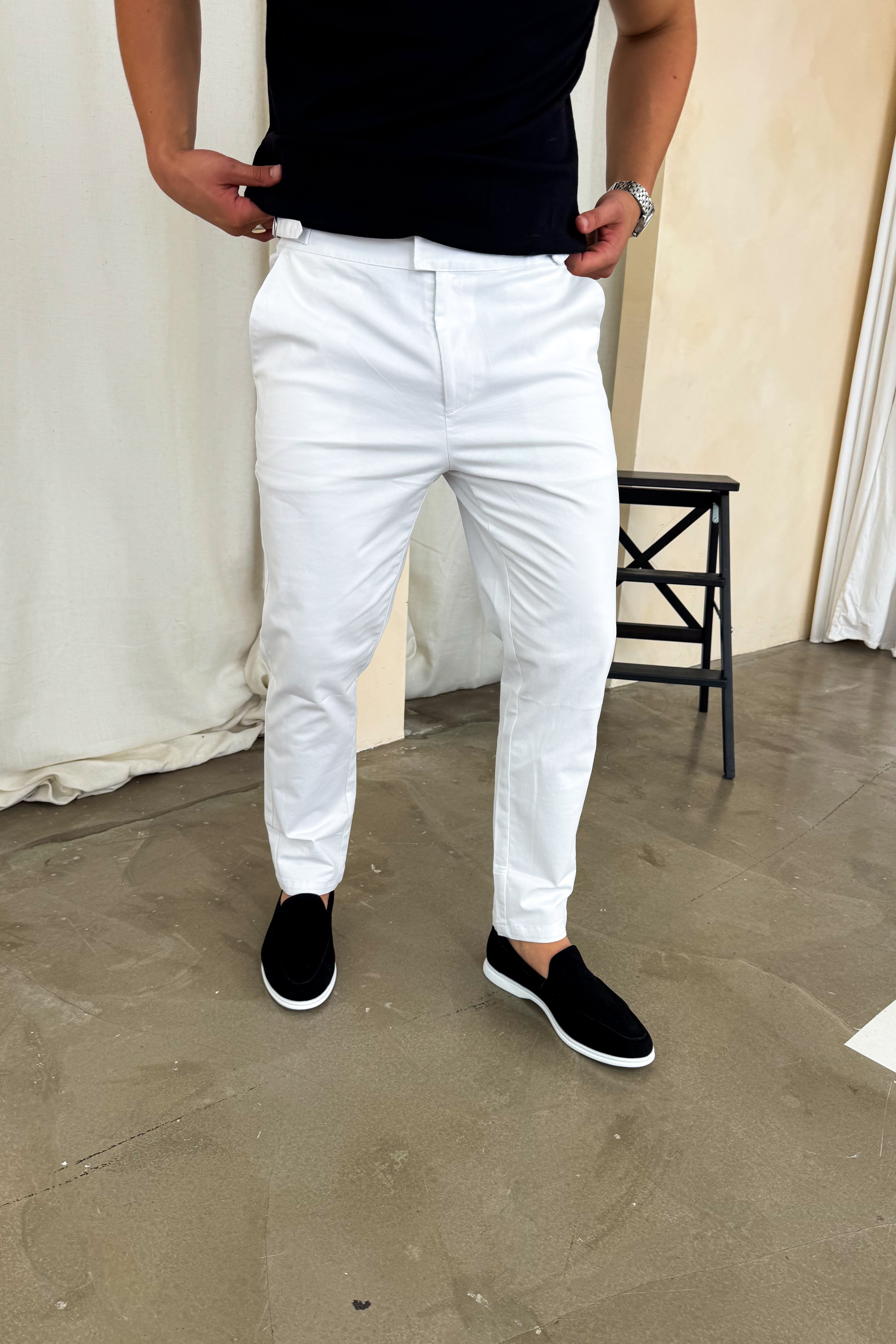 Bellagio Chinos – Beyaz