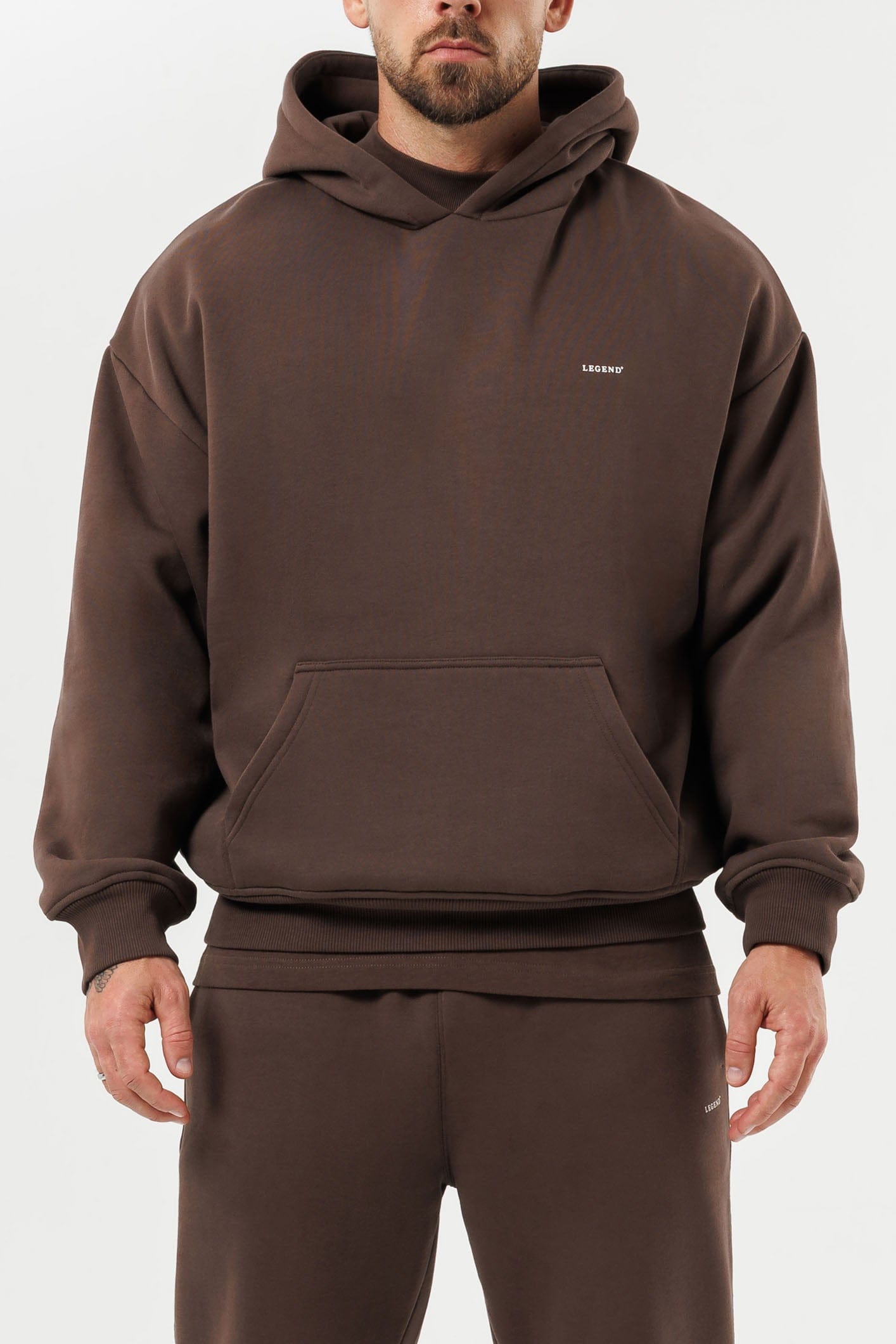 HOODIE - KAHVERENGİ