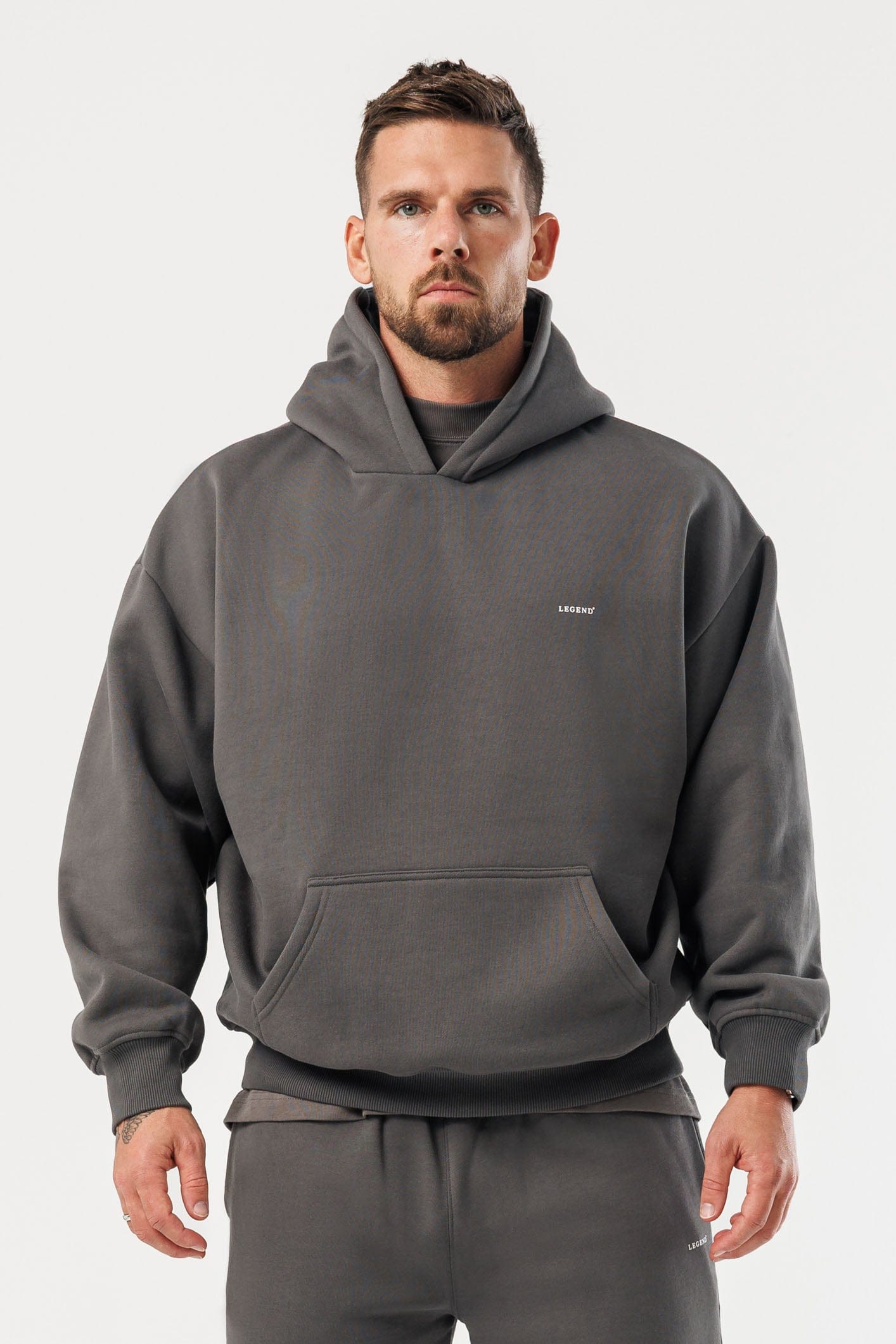 HOODIE - KOYU GRİ