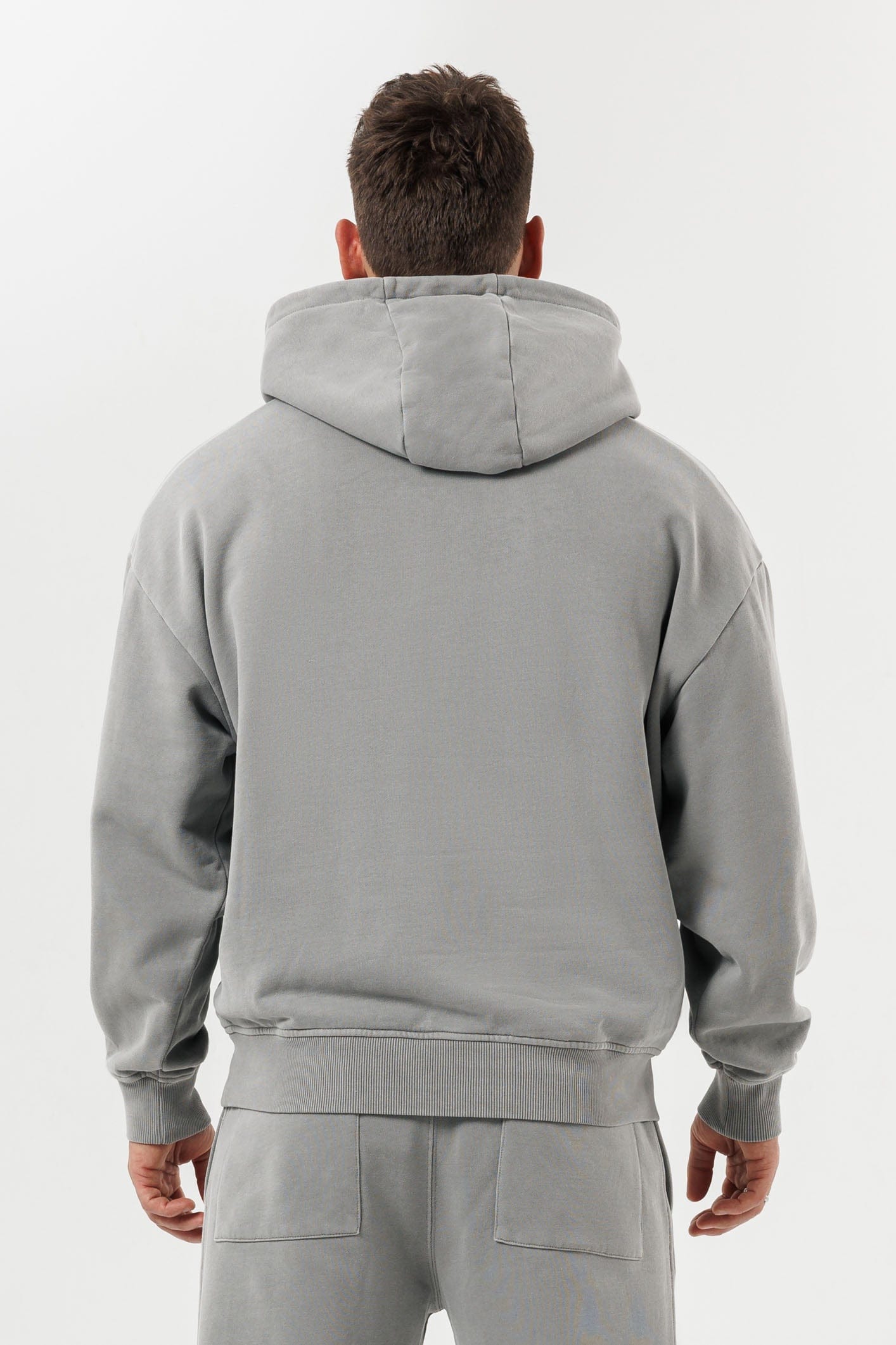 HOODIE - YIKANMIŞ GRİ