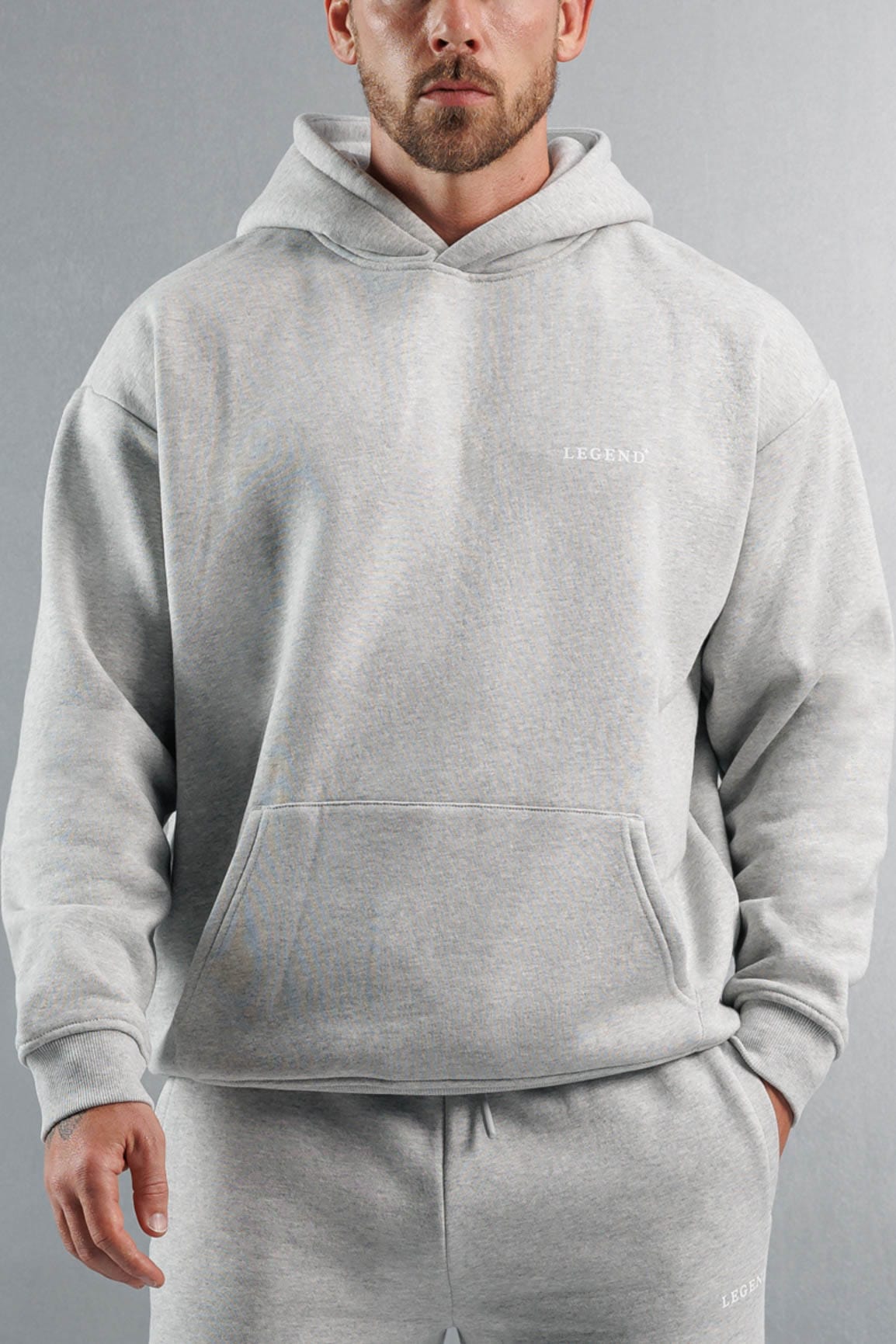RAHAT HOODIE - GRİ MELANJ