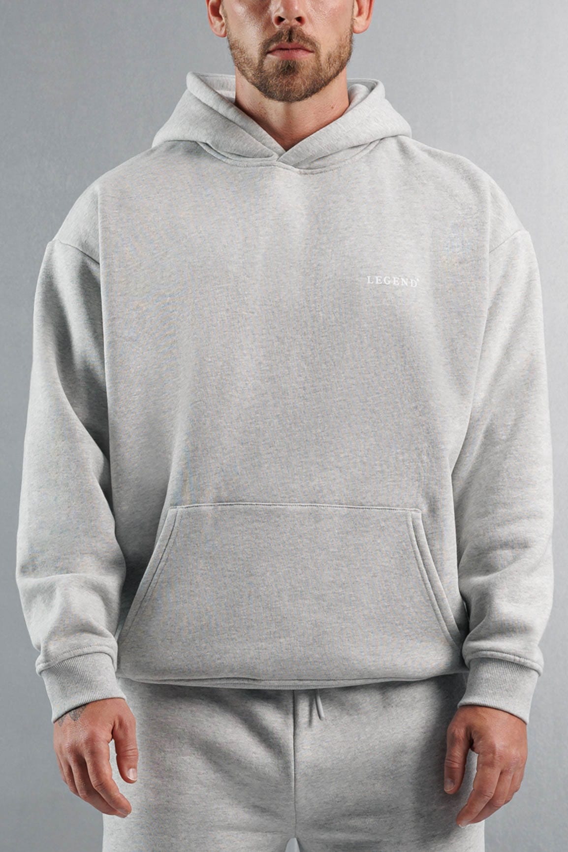 RAHAT HOODIE - GRİ MELANJ