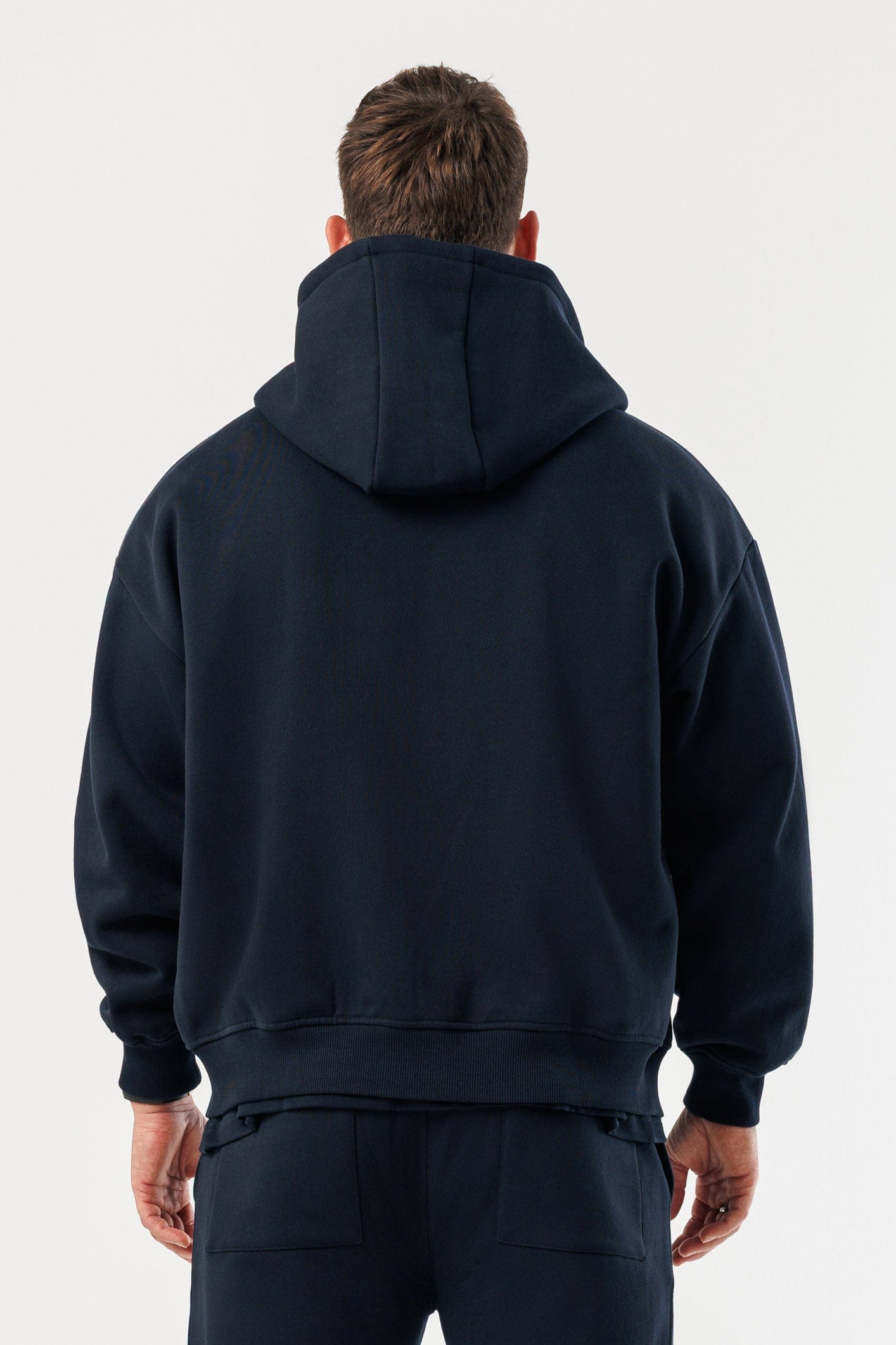 FERMUARLI HOODIE - SİYAH