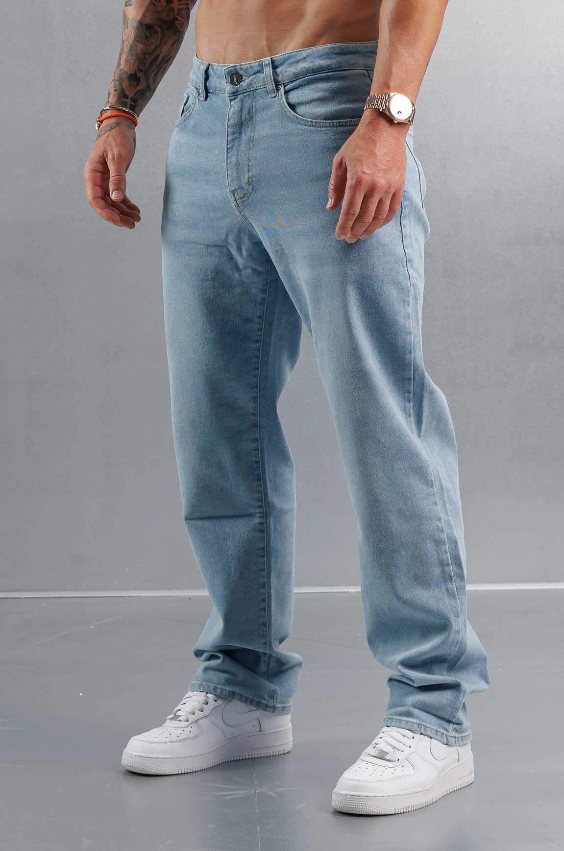 BAGGY JEANS - YIKAMALI SOLUK MAVİ