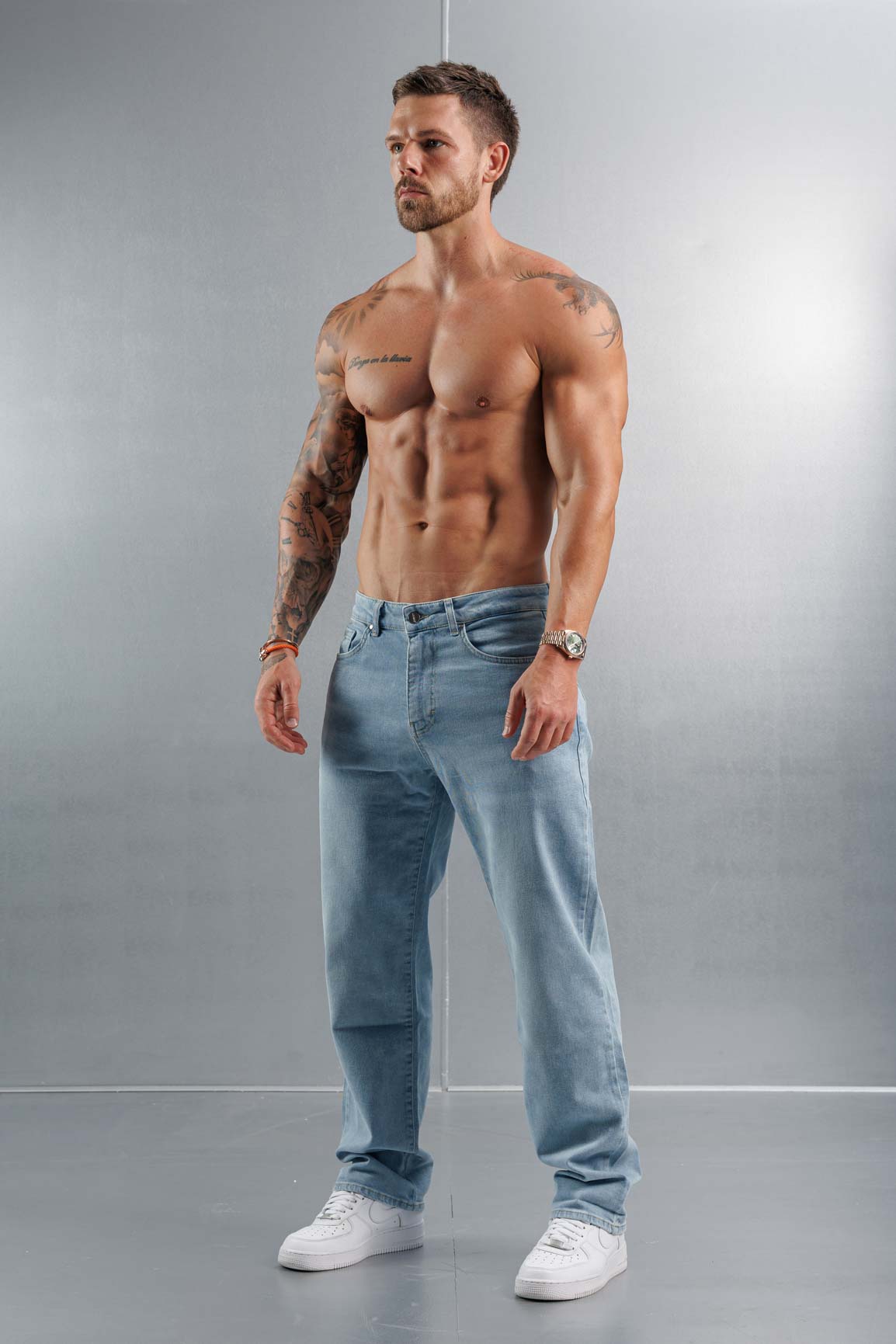 BAGGY JEANS - YIKAMALI SOLUK MAVİ