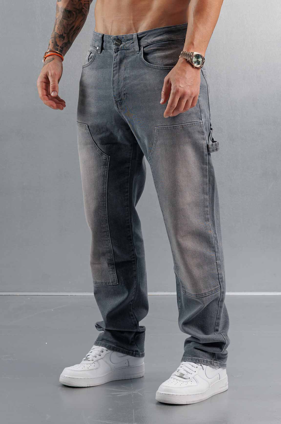 MARANGOZ STİL PANTOLON - GRİ